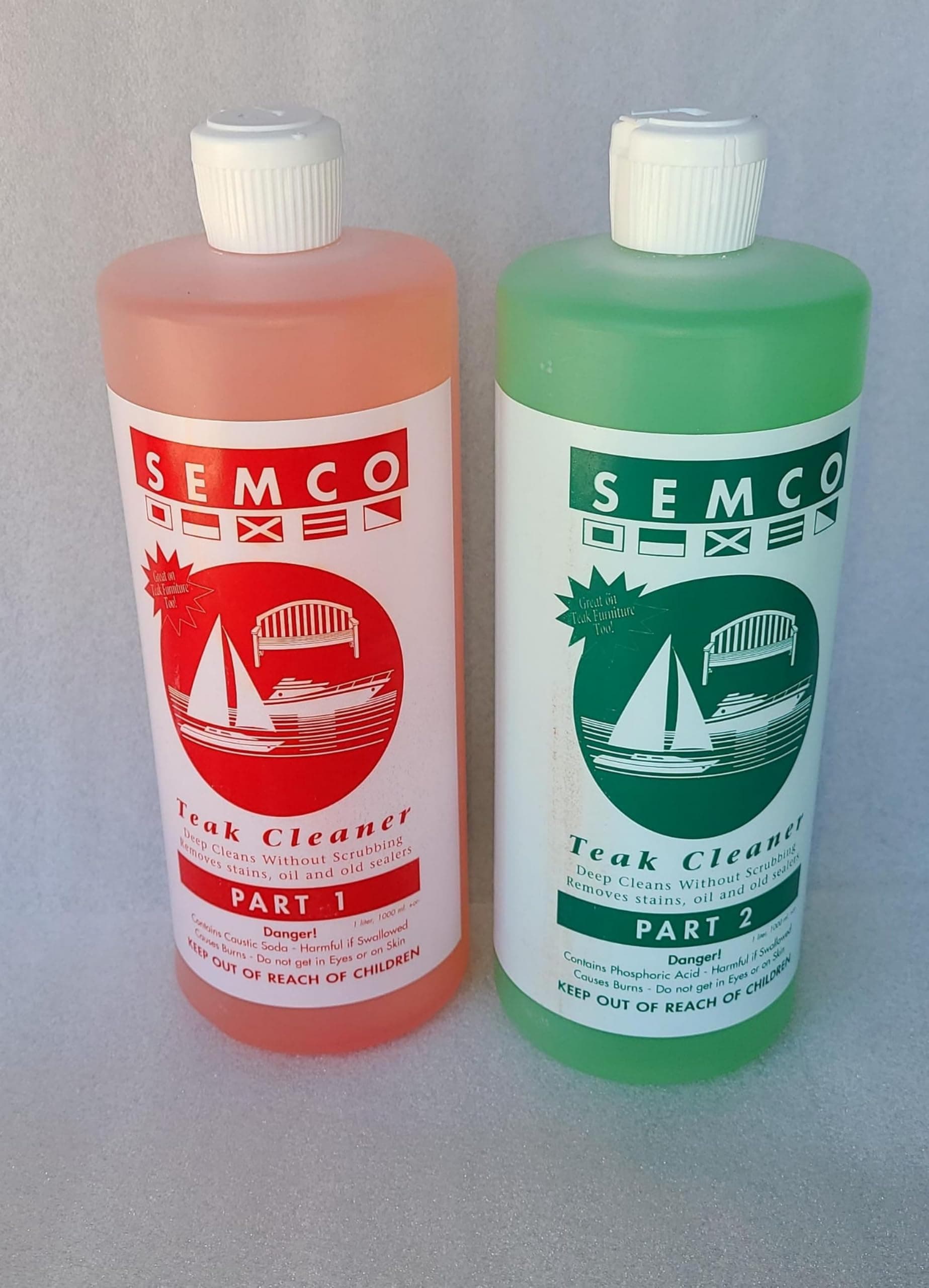 Semco 2 Part Teak Cleaner Quart Size