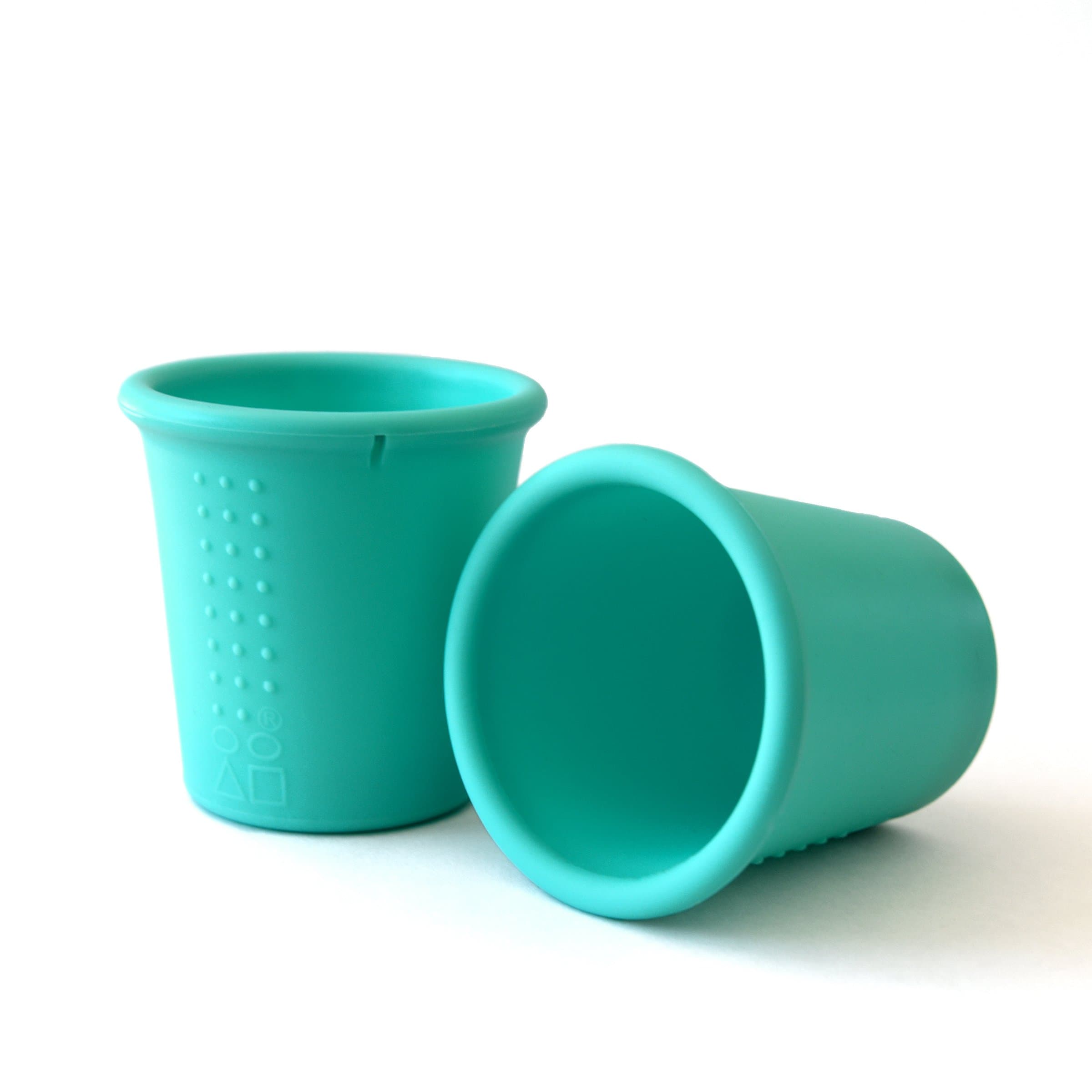 Silikids - silicone Cups (2pk) - Sea