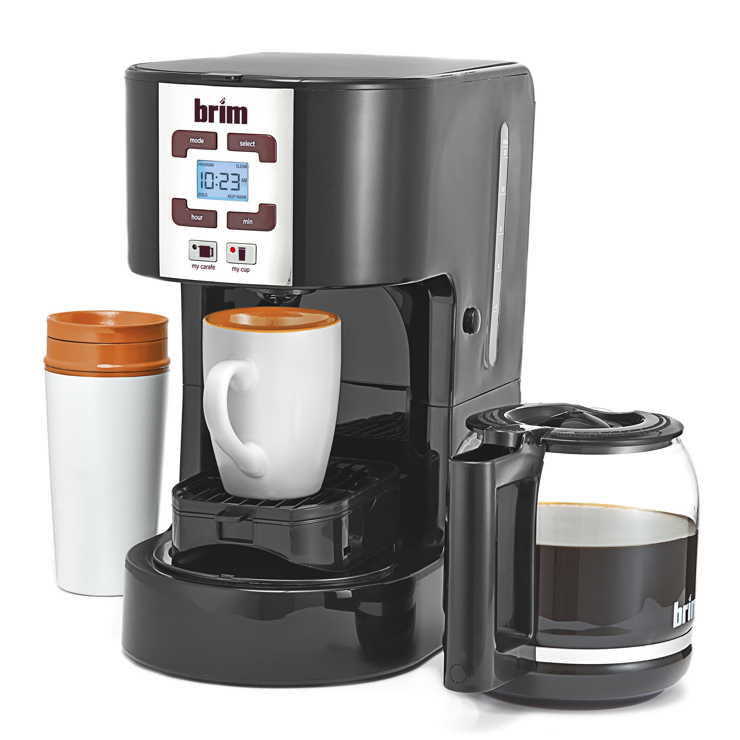 BRIM 50001 Size Wise Programmable Coffee Station, Black