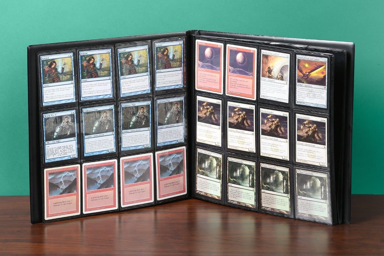 DeckTutor Collectible Cardgame Four Rows Playset Binder
