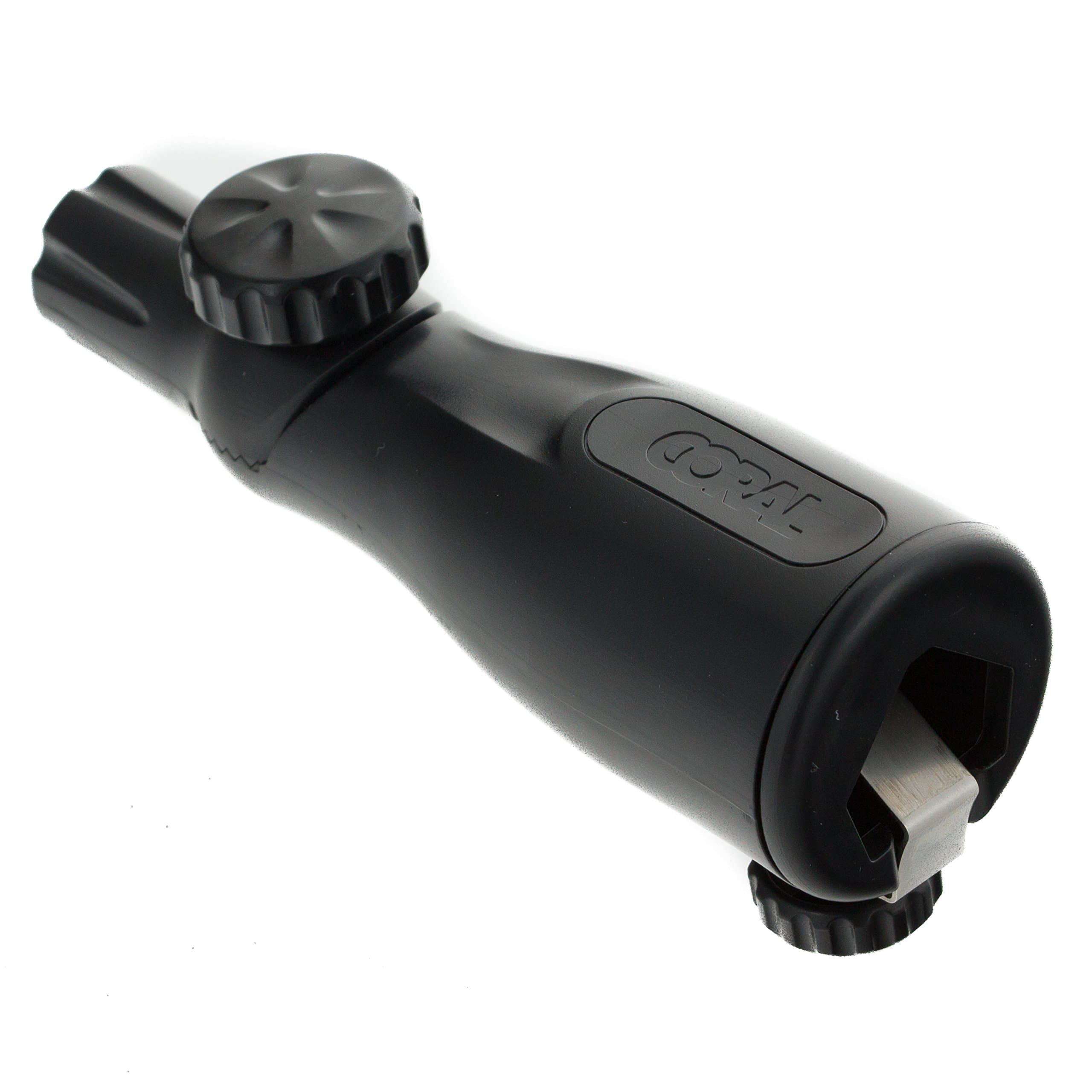 50300 Essentials Paint Brush Holder and Tool Extender Adaptor with Adjustable Angles for Extension Poles, Black