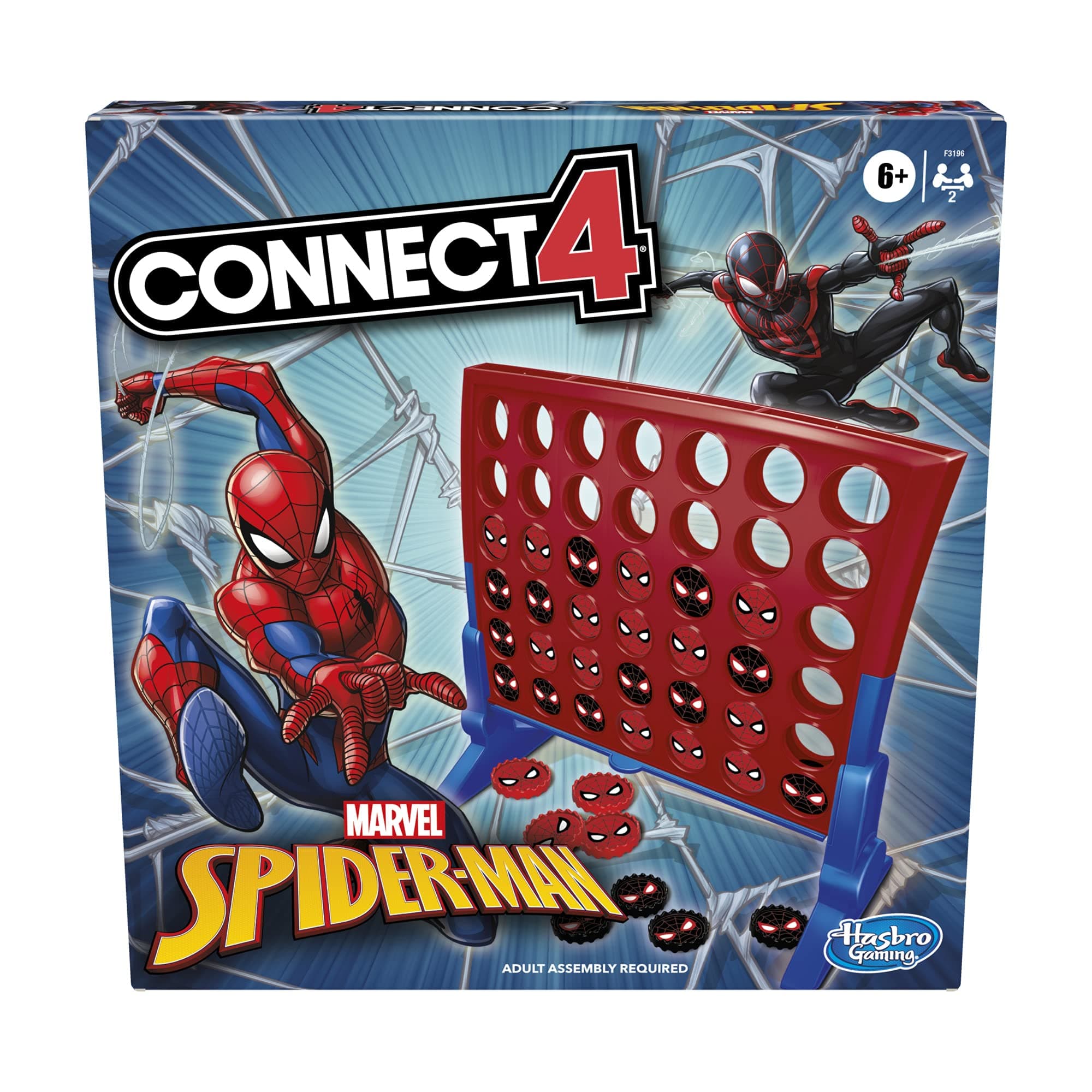 Hasbro Gaming Connect 4: Marvel Spider-Man Edition, Strategy Game for 2 Players, Ages 6 and Up (Amazon Exclusive)