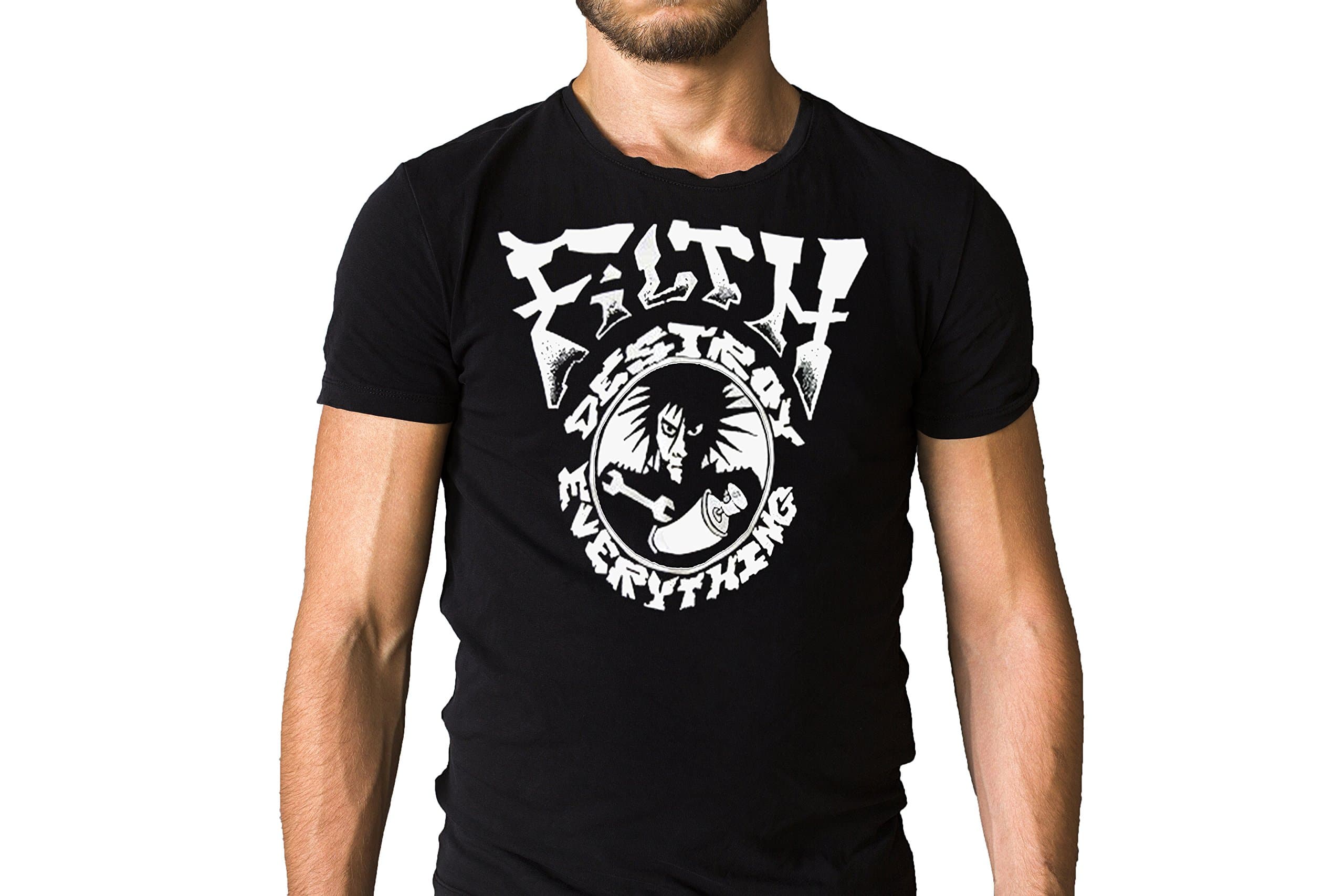 Filth The Shit Split 1994 Destroy Everything Art Cover T-Shirt