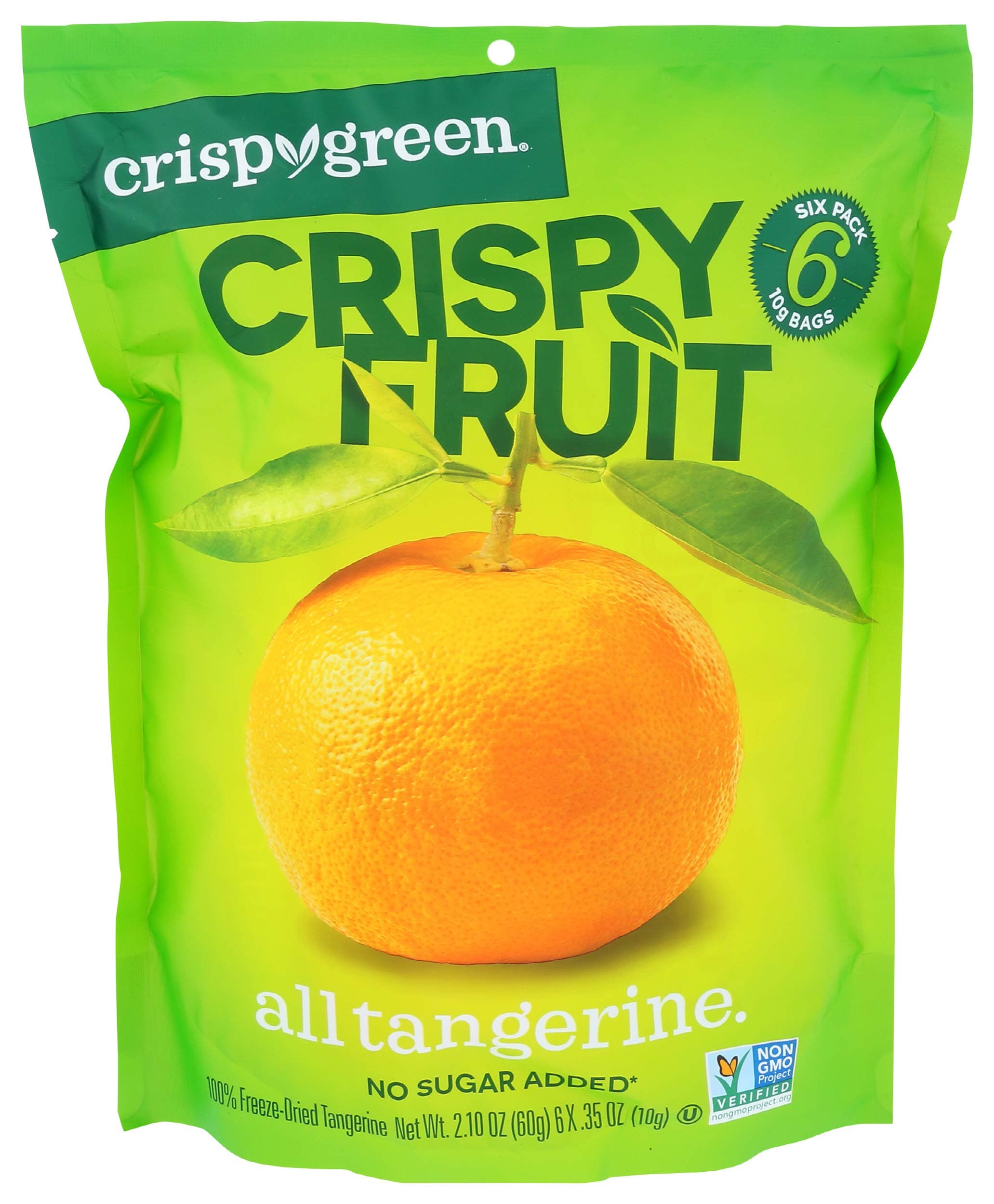 Crispy Green Fruit Snacks, Crispy Tangerine, 2.2 Ounce