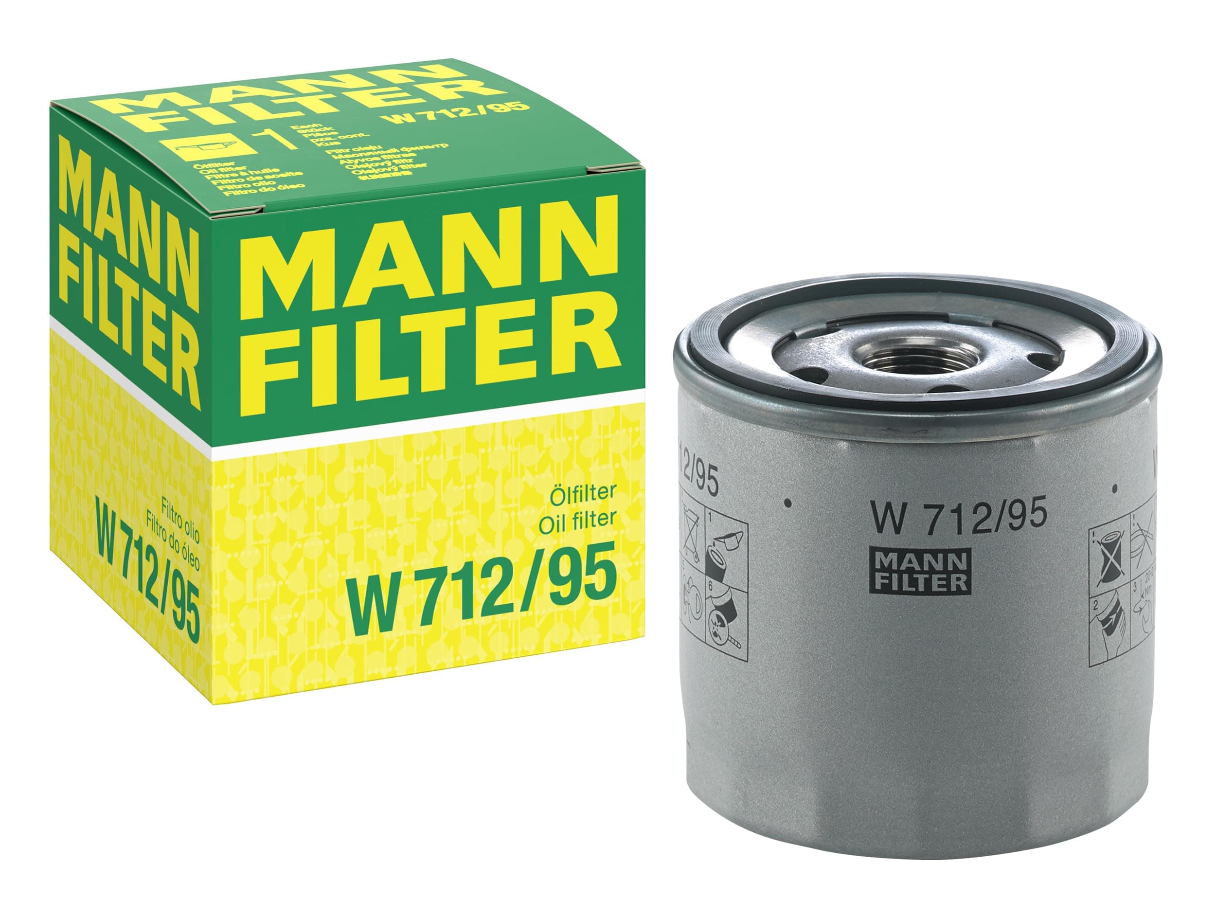 MANN-FILTER Original MANN-FILTER Oil filter W 712/95 - For Passenger Cars