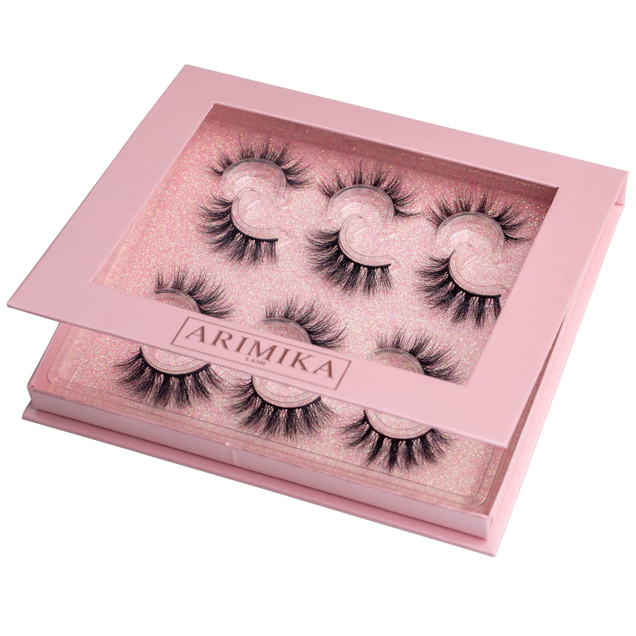 6 Pairs 3D Mink False Eyelashes- Fluffy, Wispy, Full Volume, a Little Dramatic Lashes