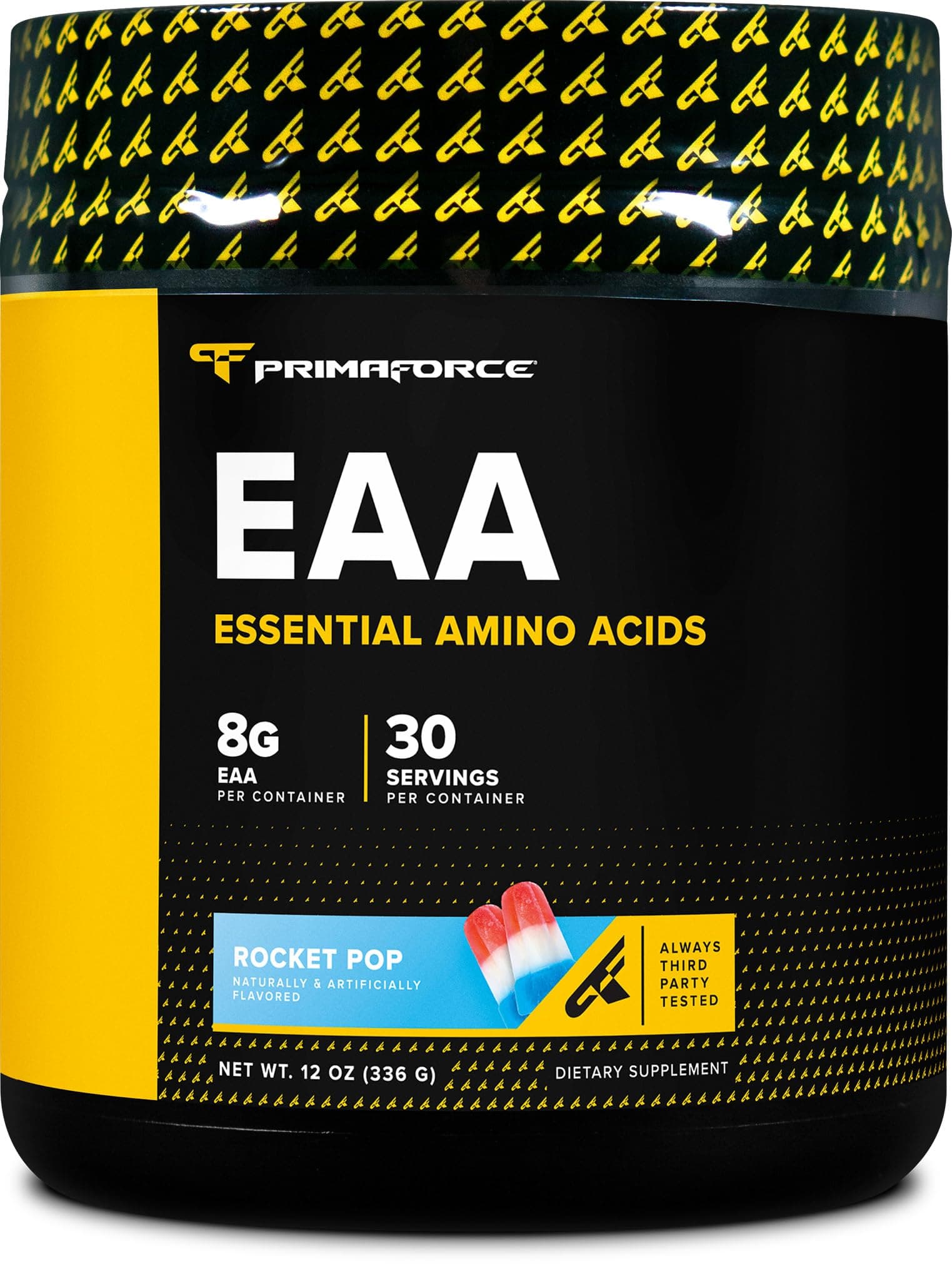 Primaforce EAA Powder (30 Servings, Rocket Pop Flavor) - Essential Amino Acids for Pre/Intra Workout and Recovery - Non-GMO and Gluten Free
