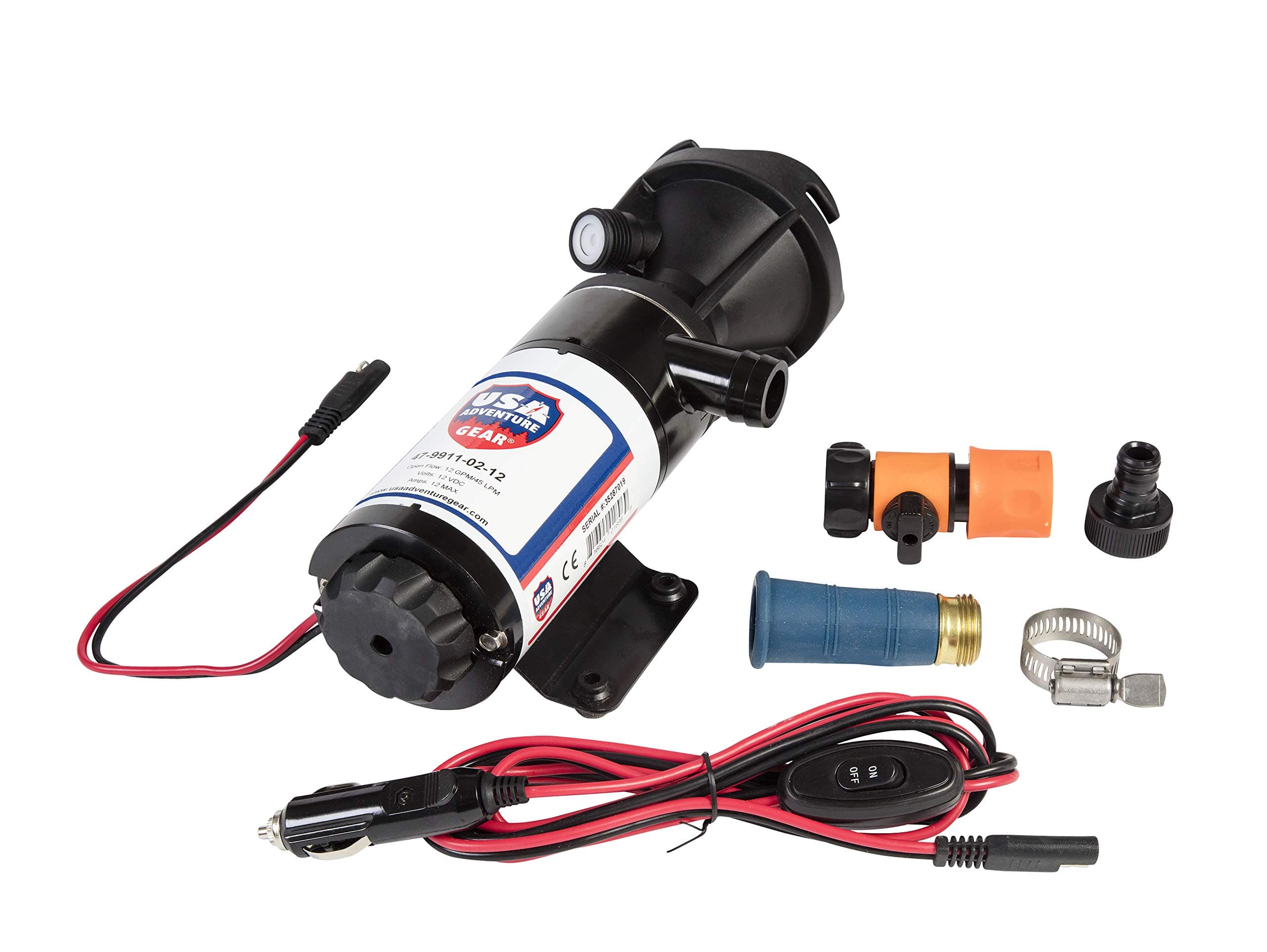 Progear 2000 Quick Release RV |Sewer Waste Macerator Pump | Fits All Black Tanks | 4 Blade 316 Stainless Steel Cutter | Up to 12 GPM