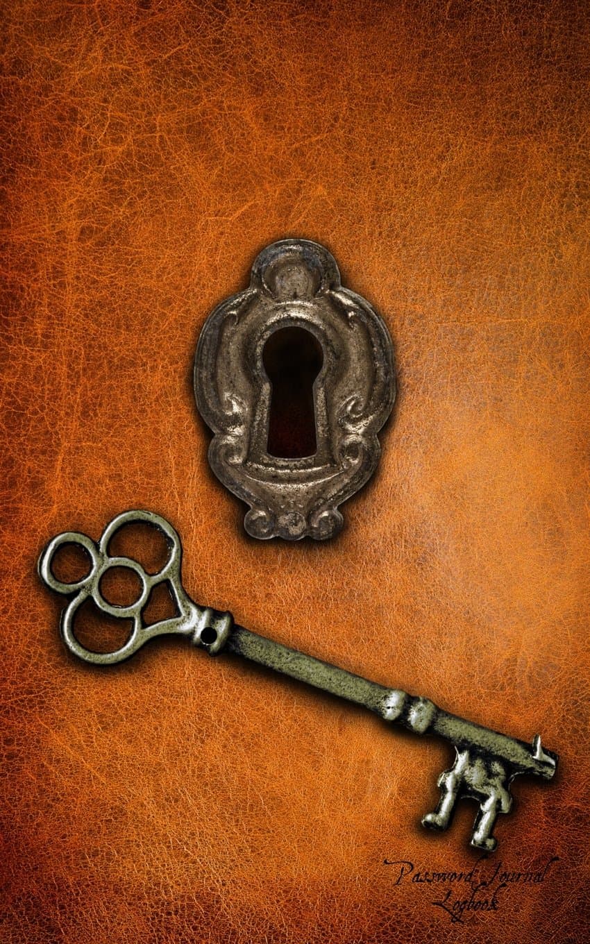 Password Journal Logbook: Lock & Key, Non-alphabetic Password Keeper Diary – 2 January 2016