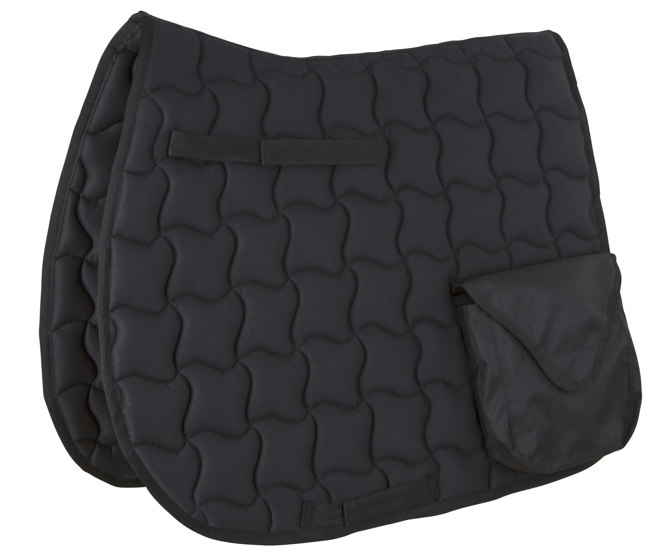 Kerbl Hacking Saddlecloth Laguna Vs Saddle Pad Saddle Cloth – Black, One Size