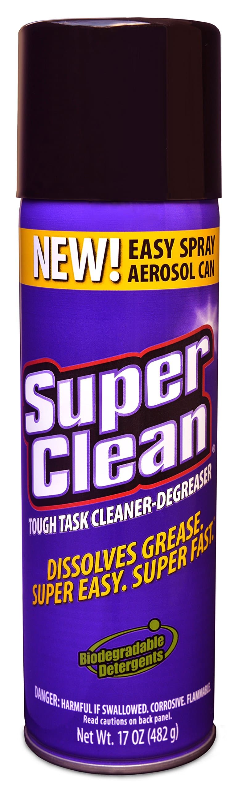 SuperClean Multi Surface All Purpose Gunk Remover Aerosol Degreaser, Biodegradable, 17oz by Super Clean