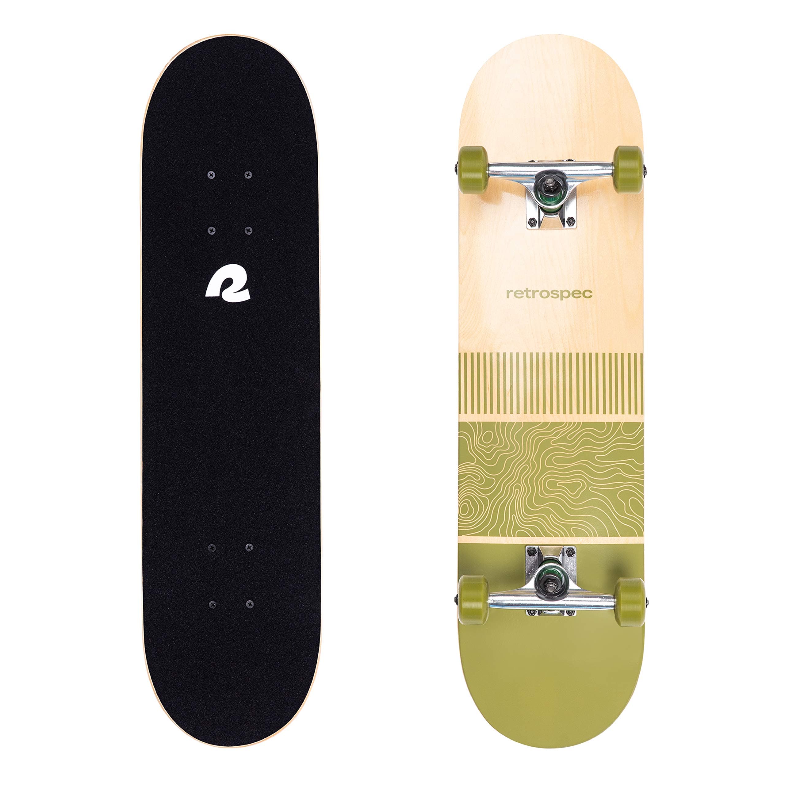 Retrospec Alameda Complete mit Abec-11 und Canadian Maple Deck Skateboard