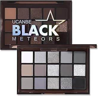 UCANBE Eyeshadow, Black, Gray, Cosplay, Black Eyeshadow Palette