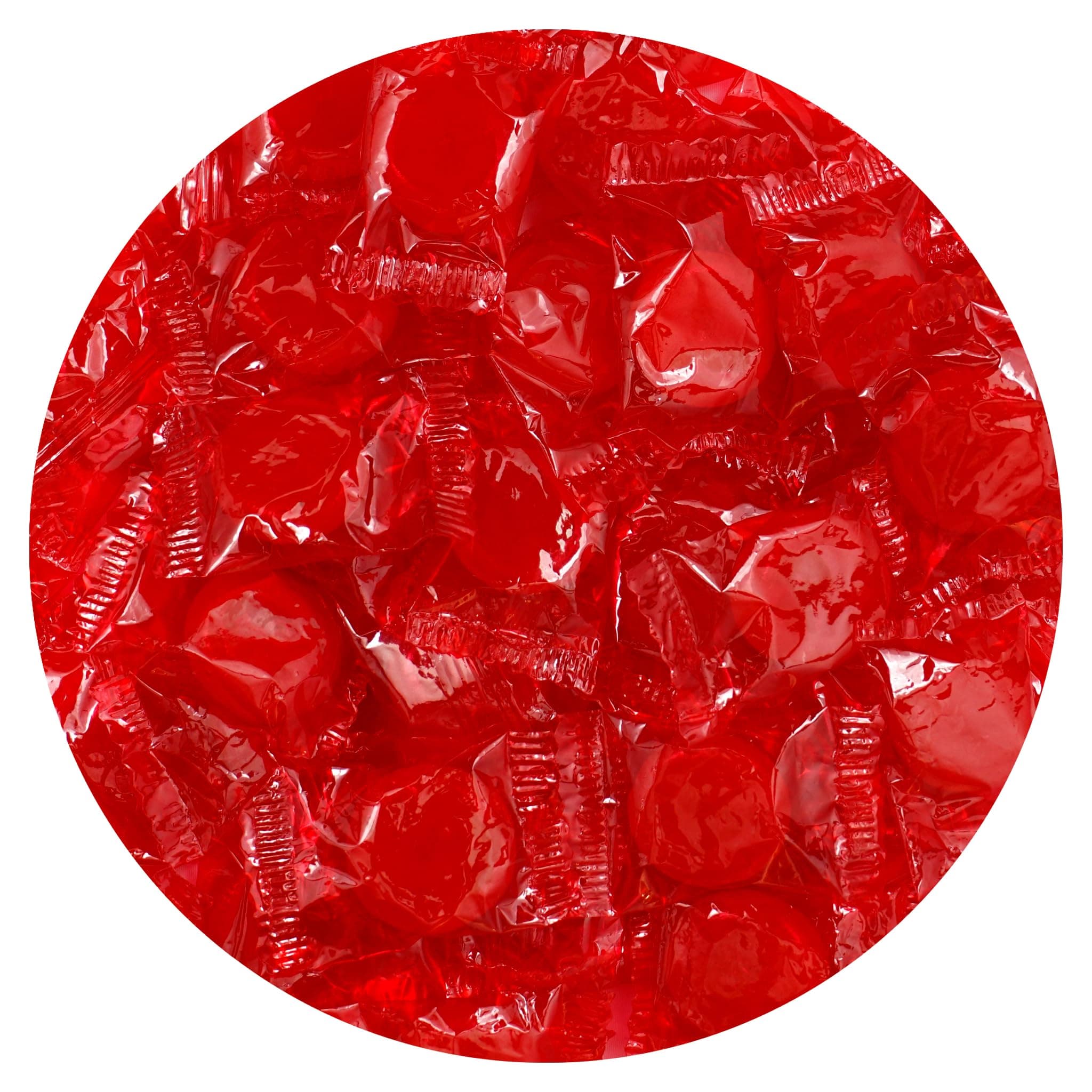Cinnamon Discs Hard Candy - 2lb Bulk Bag (Approx. 150 pieces) - Cinnamon Candy - Individually Wrapped Old Fashioned Red Candies - The Hampton Popcorn & Candy Company