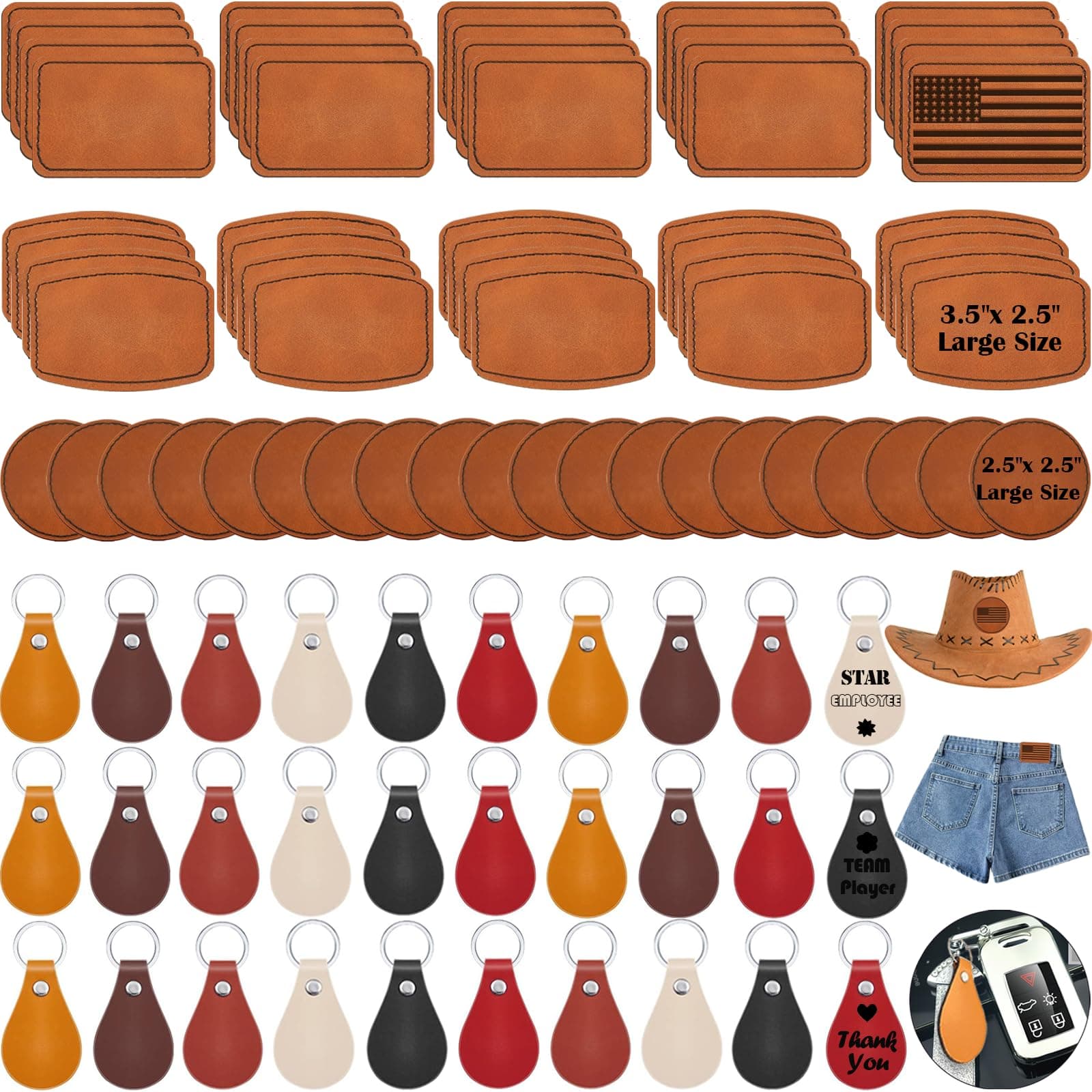 90pcs Laser Engraving Blanks