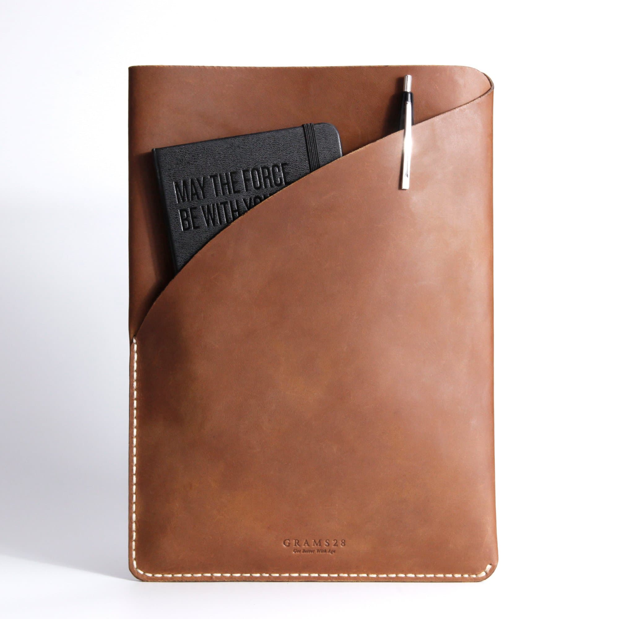 Full Grain Pull up Leather iPad Pro 9.7 Ipad Air 1/2 Carry Sleeve, Premium Hand Stitched Ipad Leather Sleeve Case (Autumn)