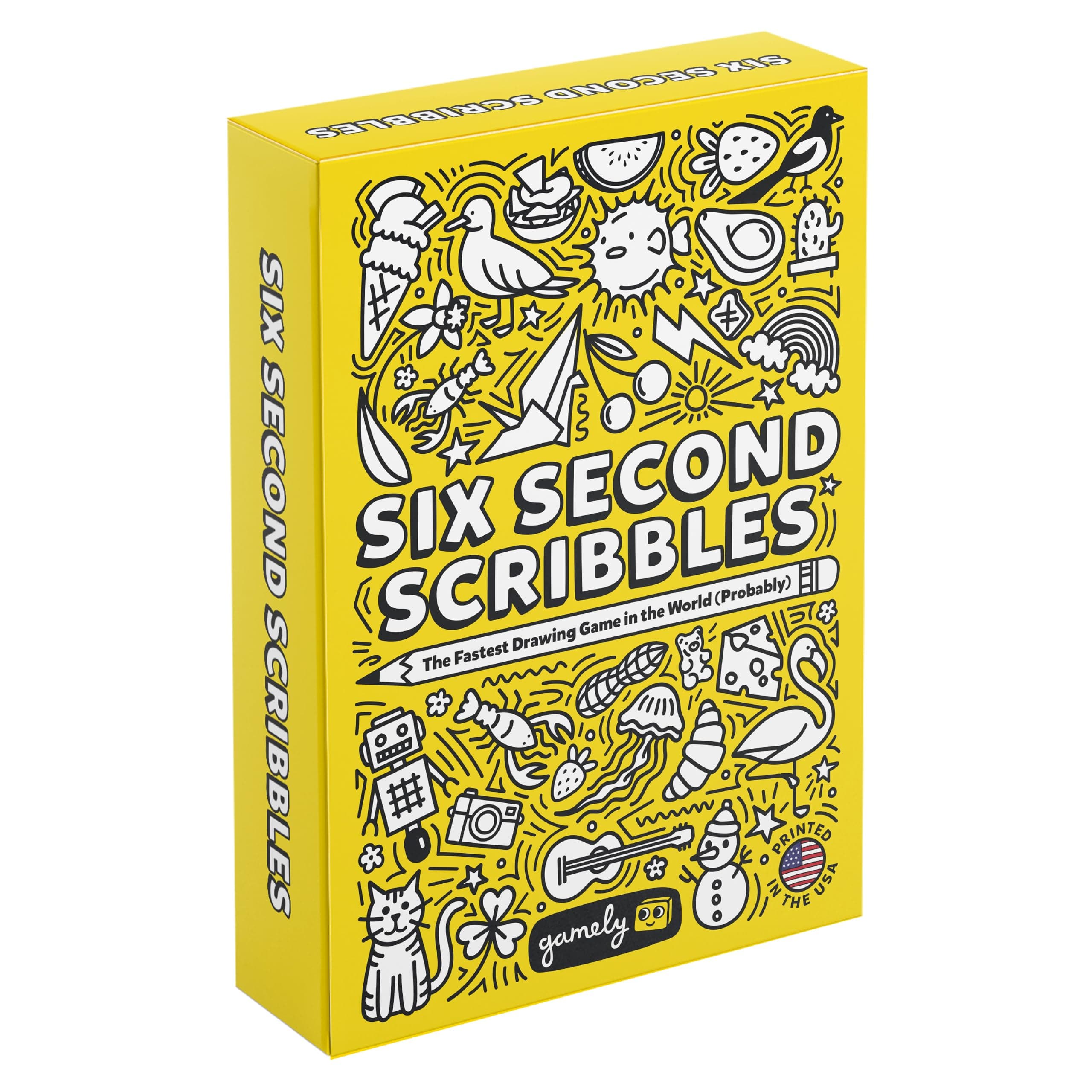 - Six Second Scribbles: The frantically Fast and fantastically Fun Drawing Game | A Family Friendly Party Game for Children, Teens and Adults (New Edition)
