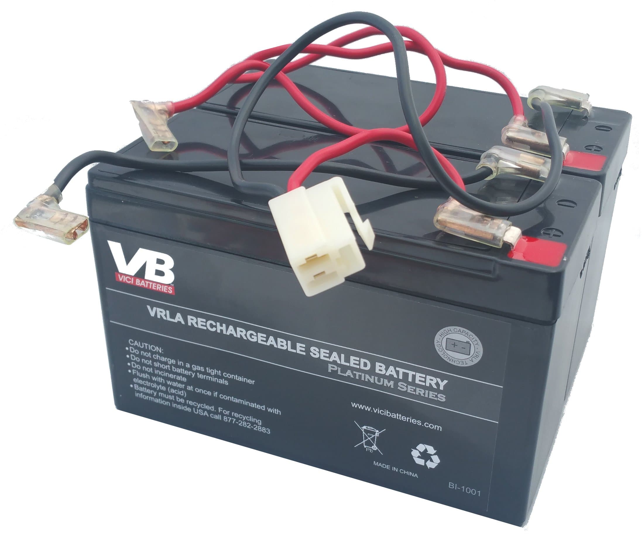 Vici Razor Replacement Battery for 24 Volt 7 Ah Battery for E200 (V13+) and E300 (V11 & V13+) - W13112430185 Brand High Performance