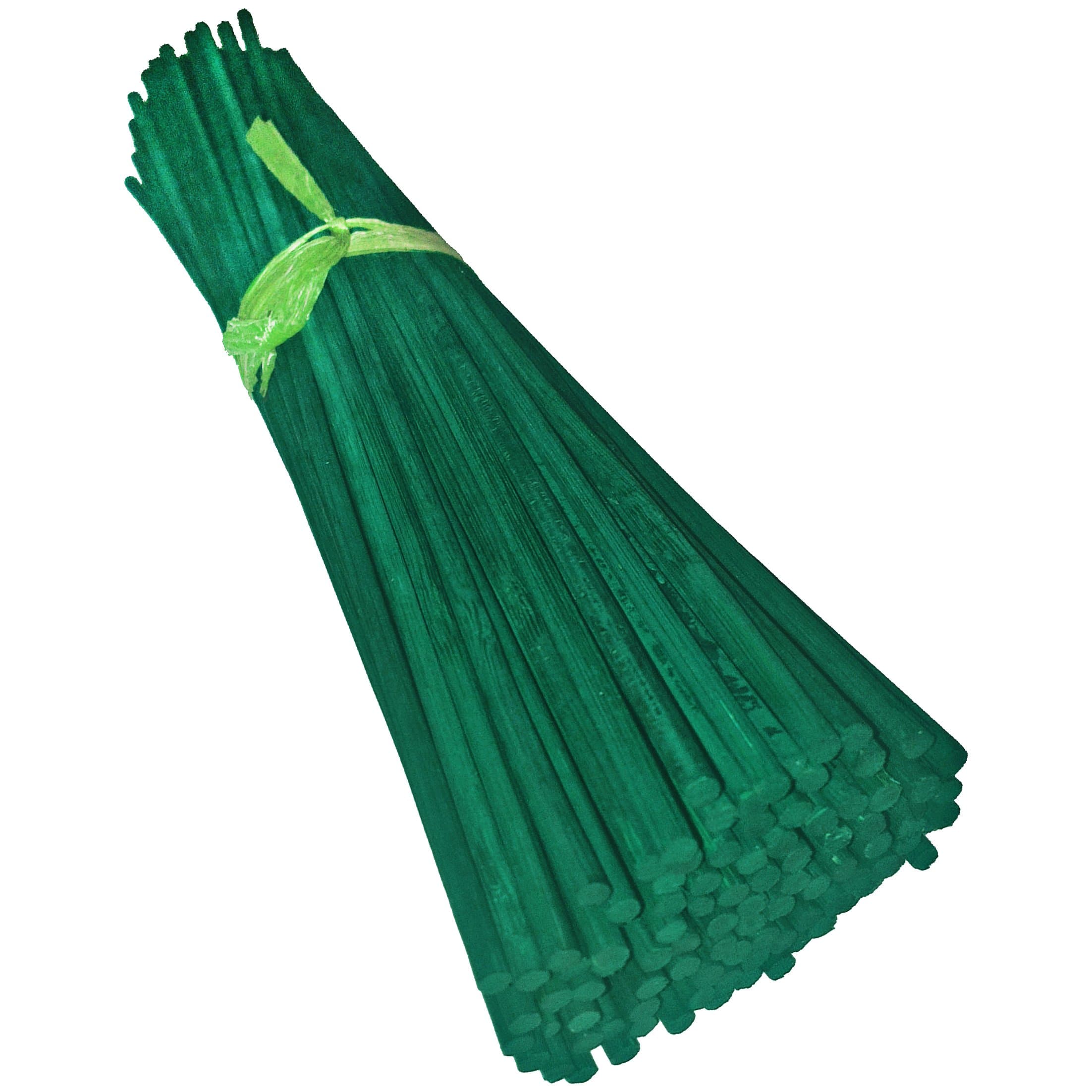 Elixir Gardens Green Split Canes Support Sticks Plant Garden Lily Bulb Flower | 12 inch, 24 inch or 36 inch Lengths | Quantities 10-1000 | 12" x 10