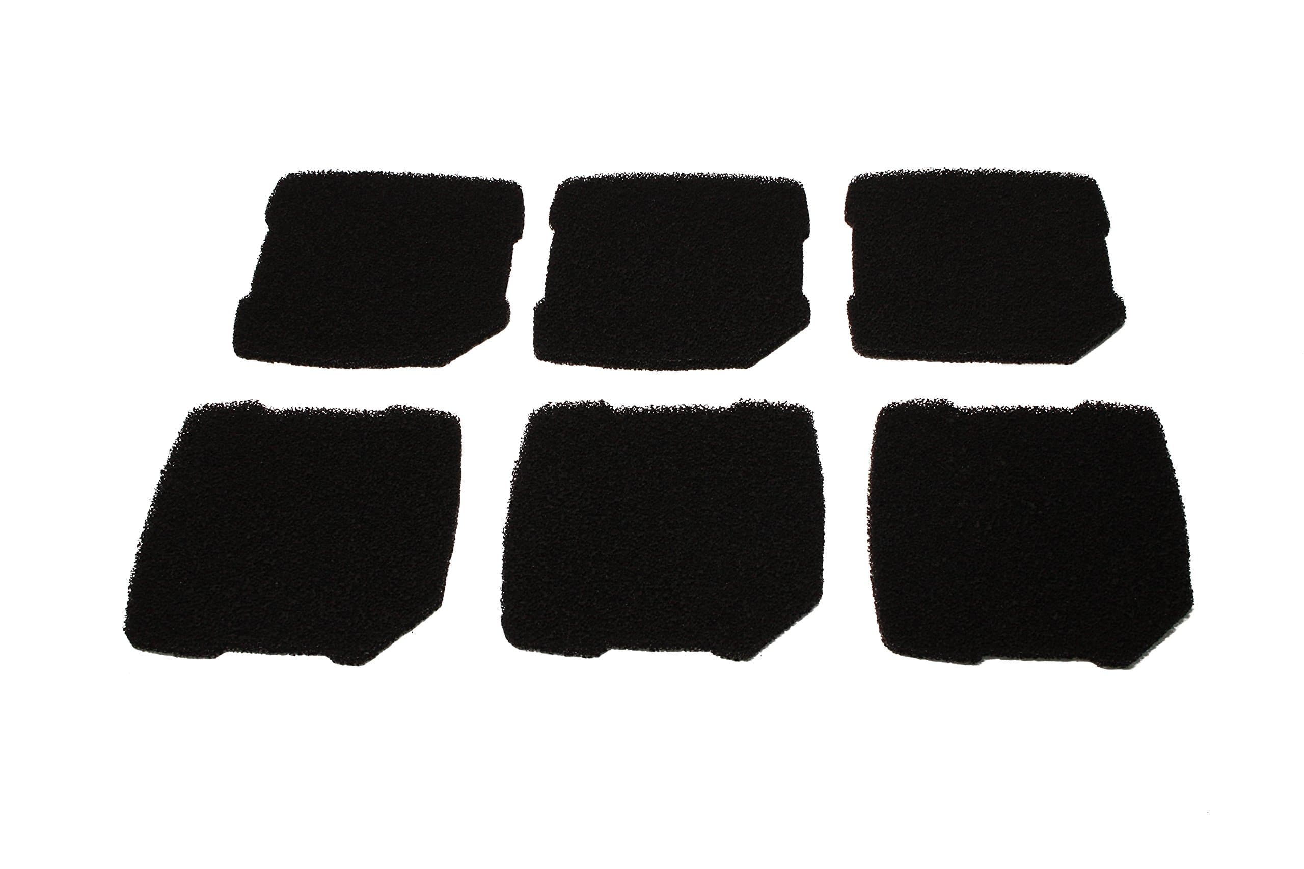 Compatible Activated Carbon Foam Filter Pad Fit Fit for Eheim Pro 3 250/350/600 (2071/2073/2075) and pro 3e 350 (2074) Filter (Pack of 6)