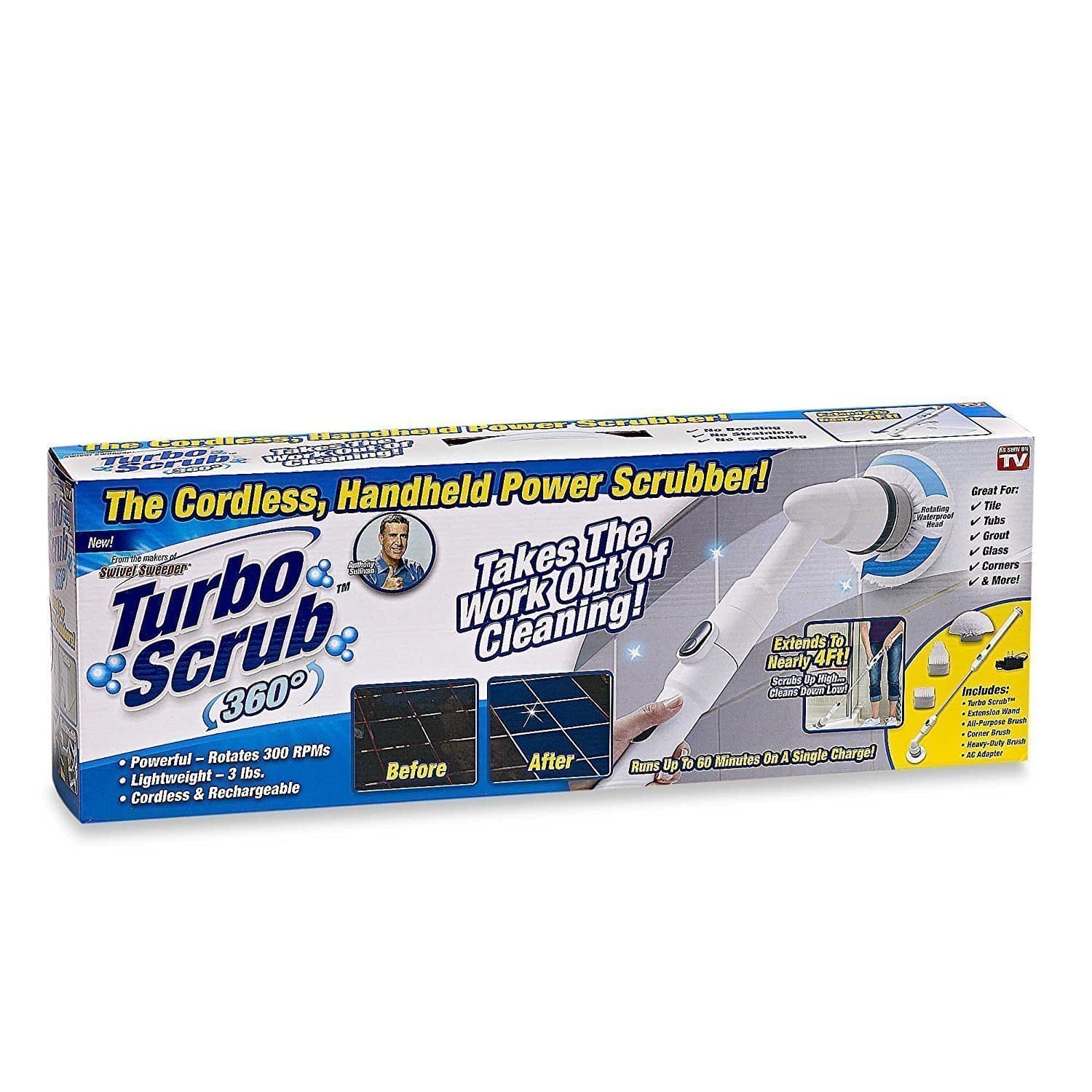 Turbo Scrub TS-MC6/3 Handheld Scrubber