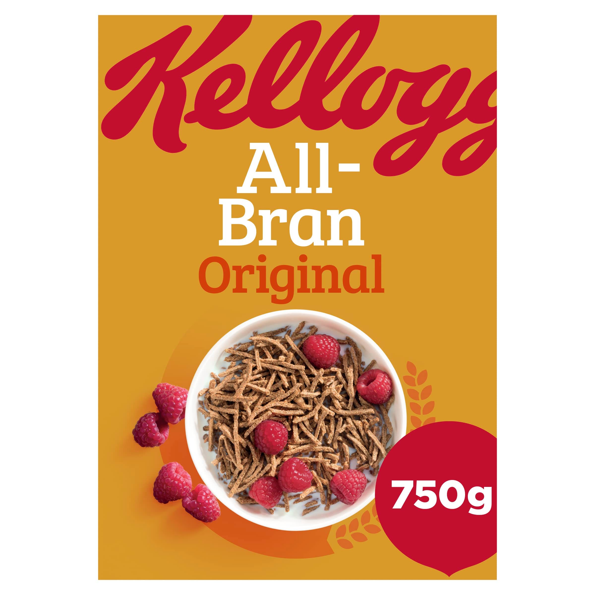 Kellogg's All-Bran Breakfast Cereal Box, 750g