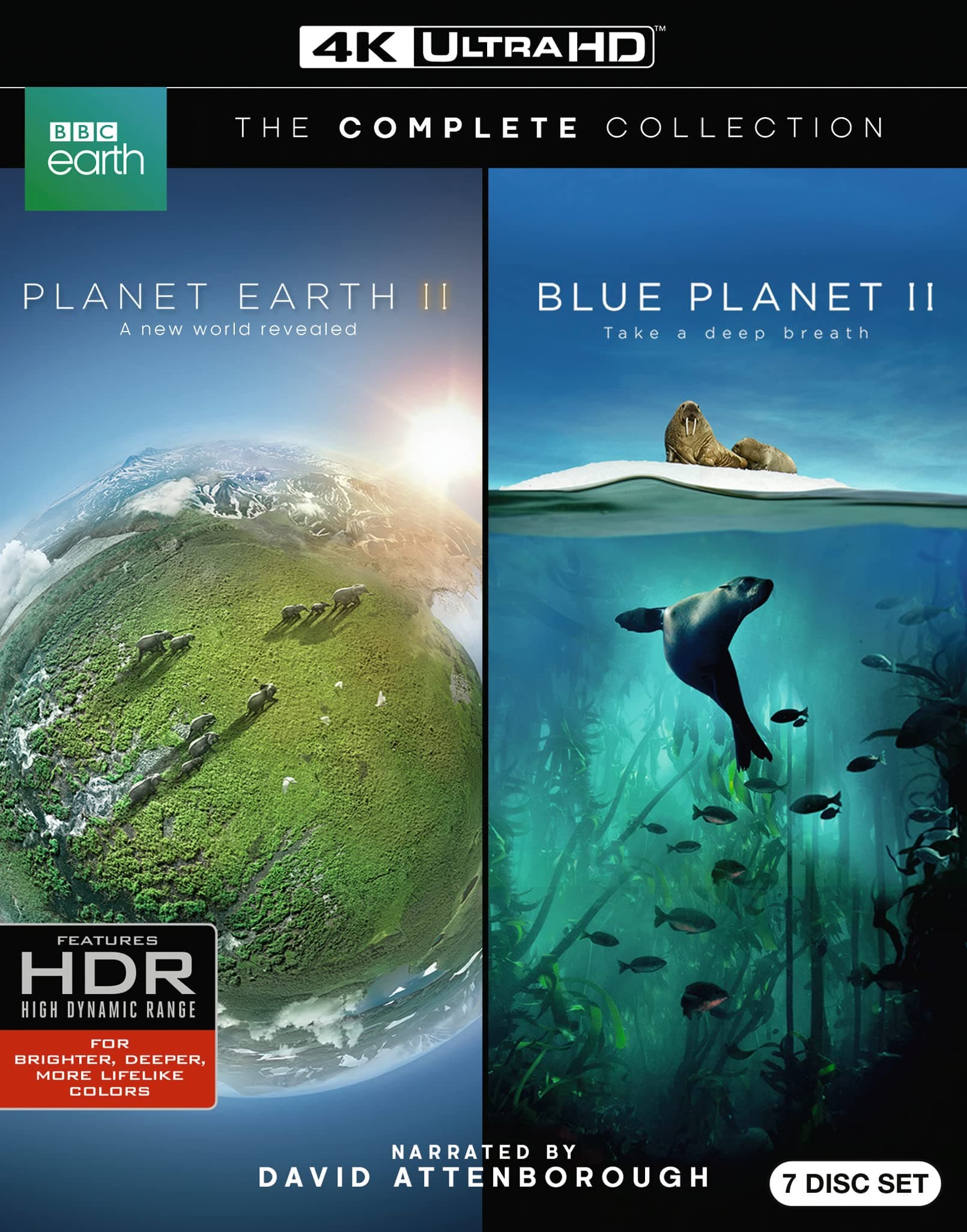 Planet Earth II/ Blue Planet II (4KUHD)