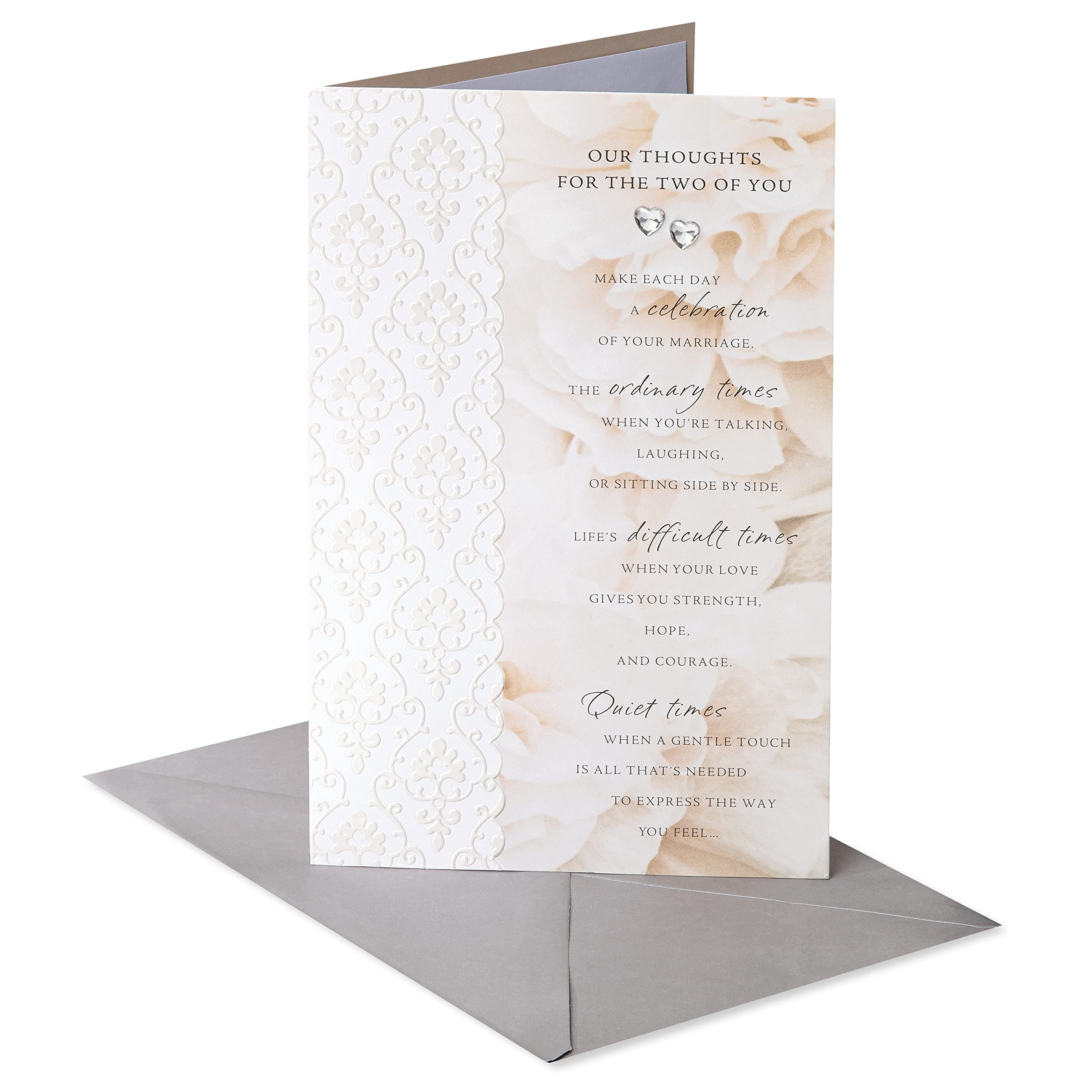 American Greetings Wedding Card (Beautiful Beginning)