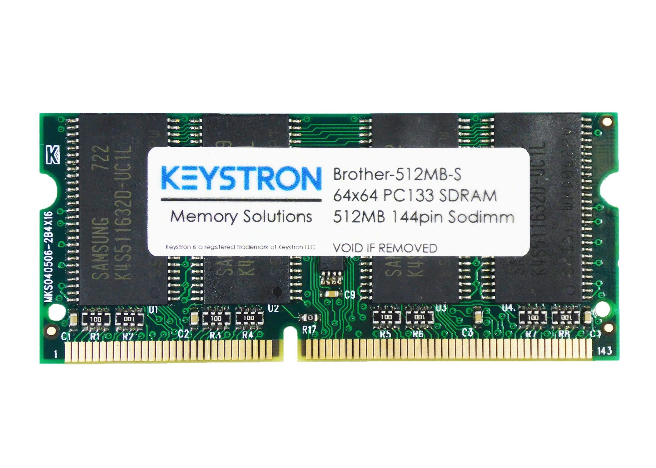 512MB PC133 144 pin SDRAM SODIMM Memory for Brother Printer MFC-8680DN, MFC-8880DN, MFC-8890DW, HL-5280DW, HL-5350DN, HL-3070CW
