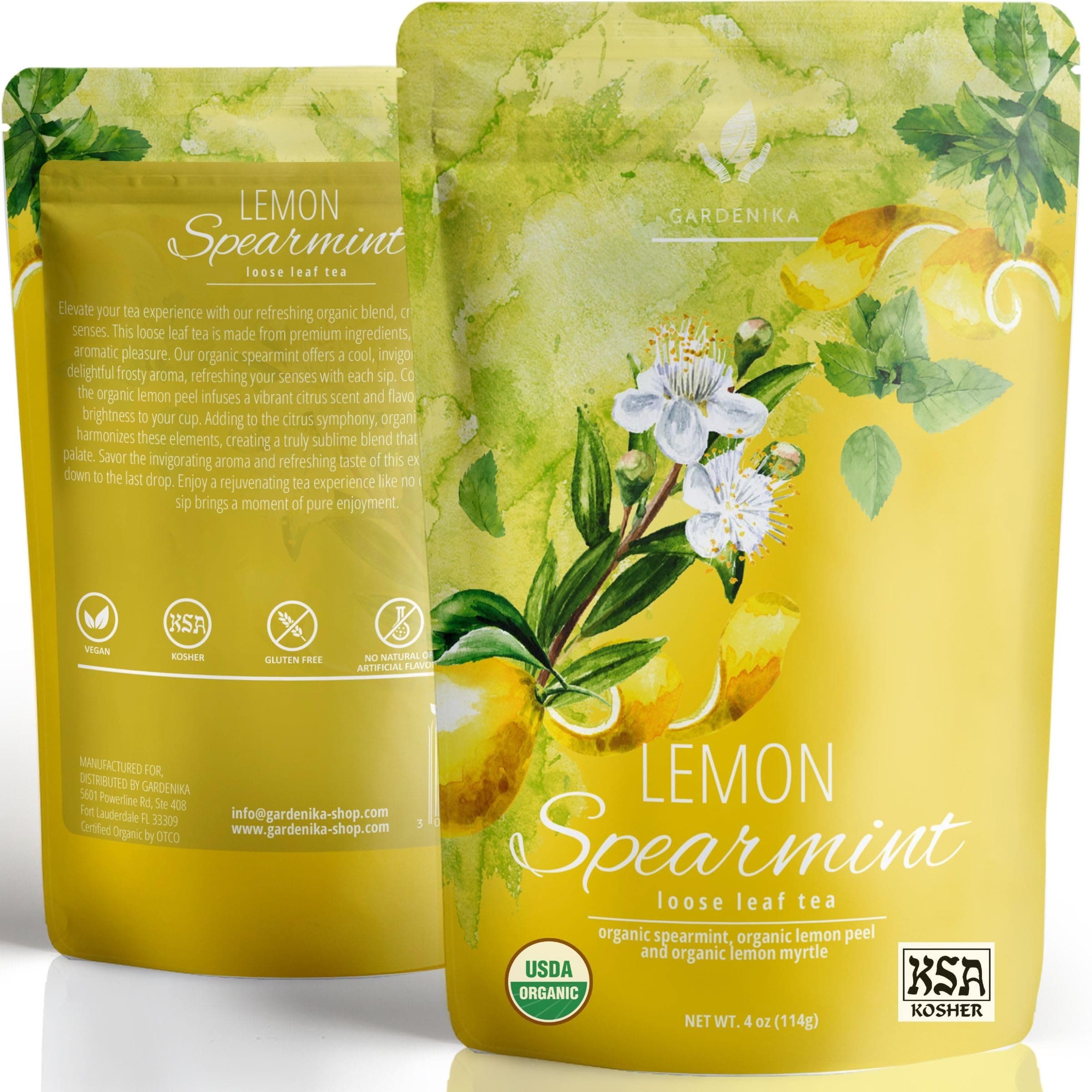 Lemon Spearmint Loose Leaf Tea