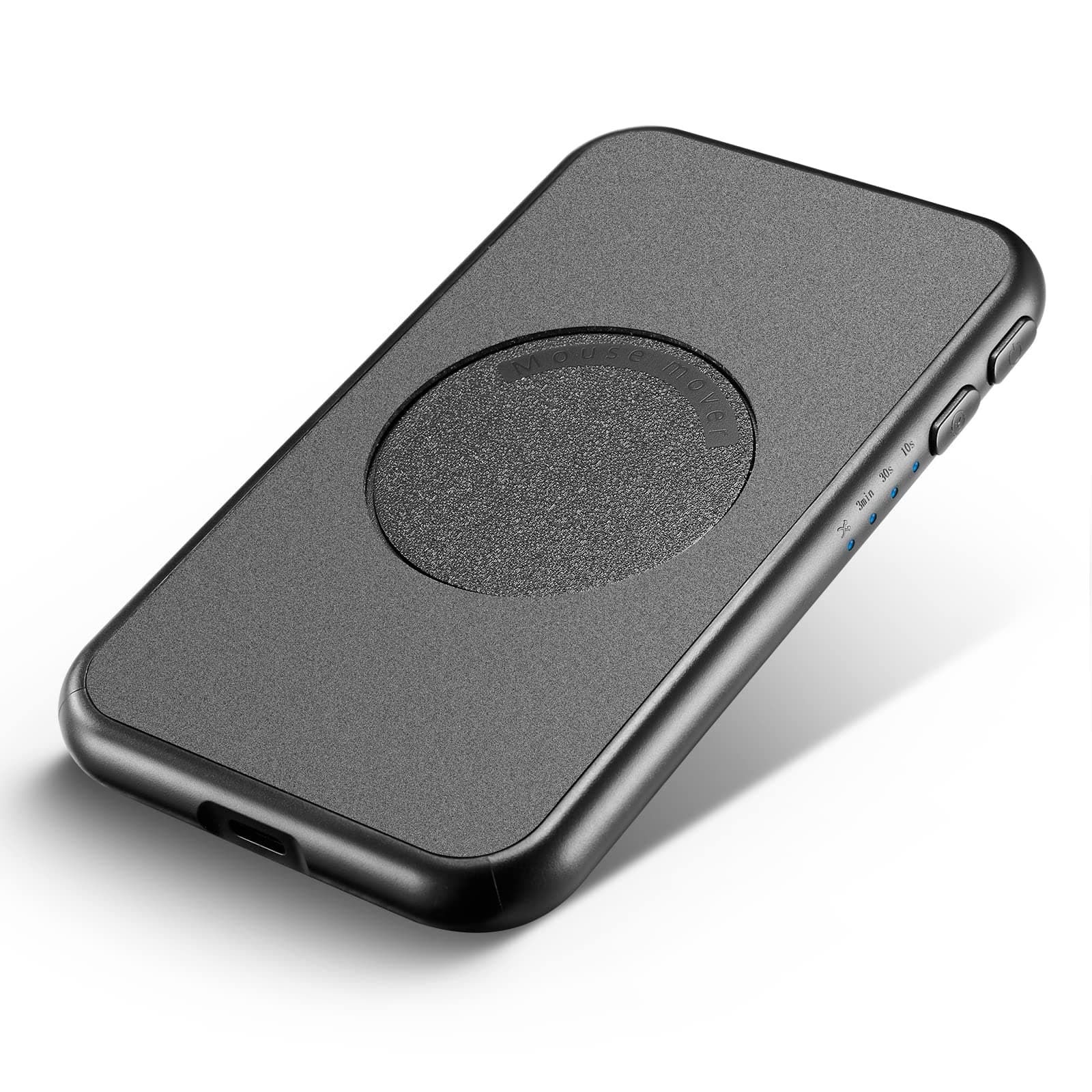 EAXBUX Ultra-Slim Mouse Jiggler,Undetectable Mouse Mover Device Shaker with Reasonable Micro-movement,Random interval,Interval Timer Adjustable,Gift Keeps PC/Laptap Active to Improve Office Efficiency