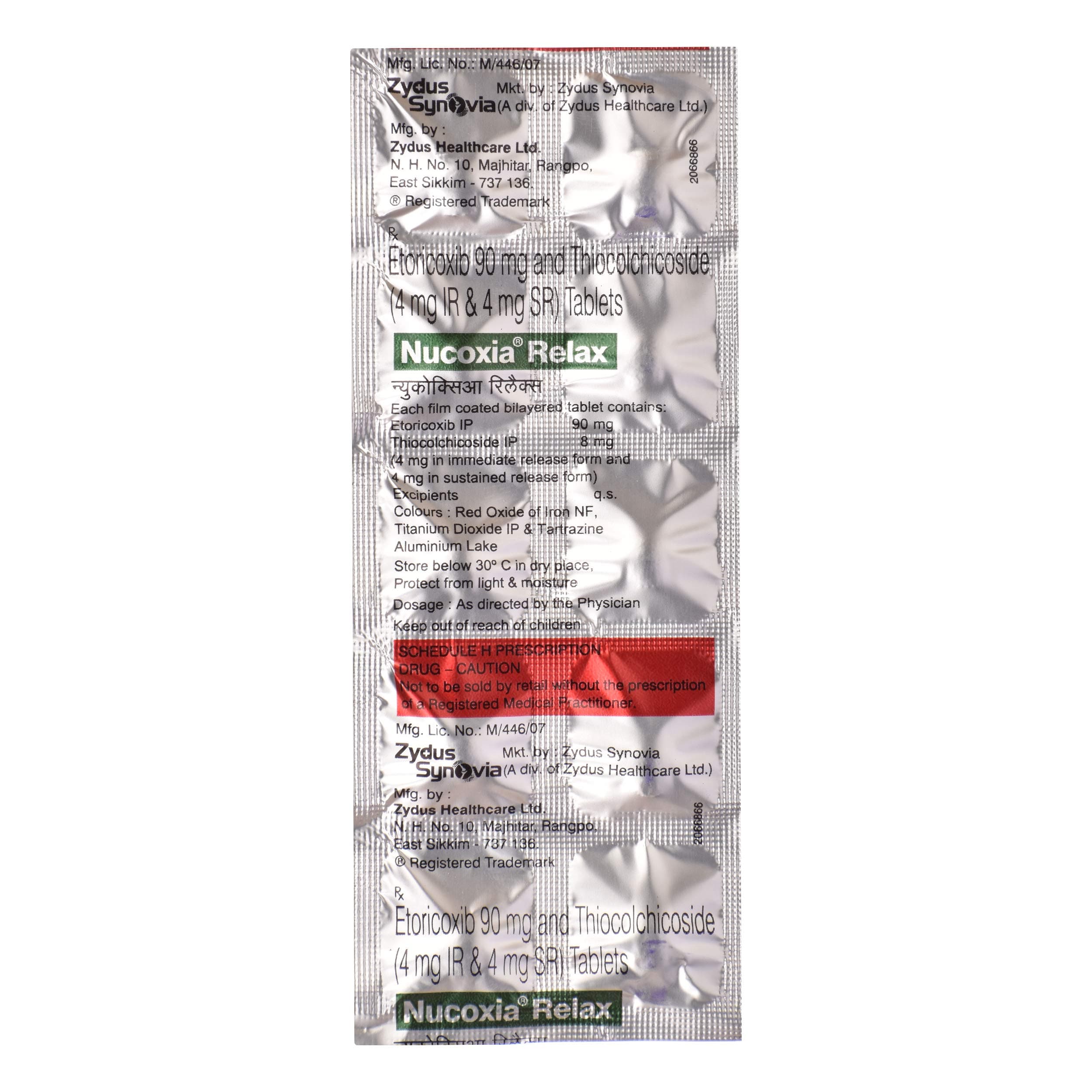 Nucoxia Relax- Strip of 10 Tablets