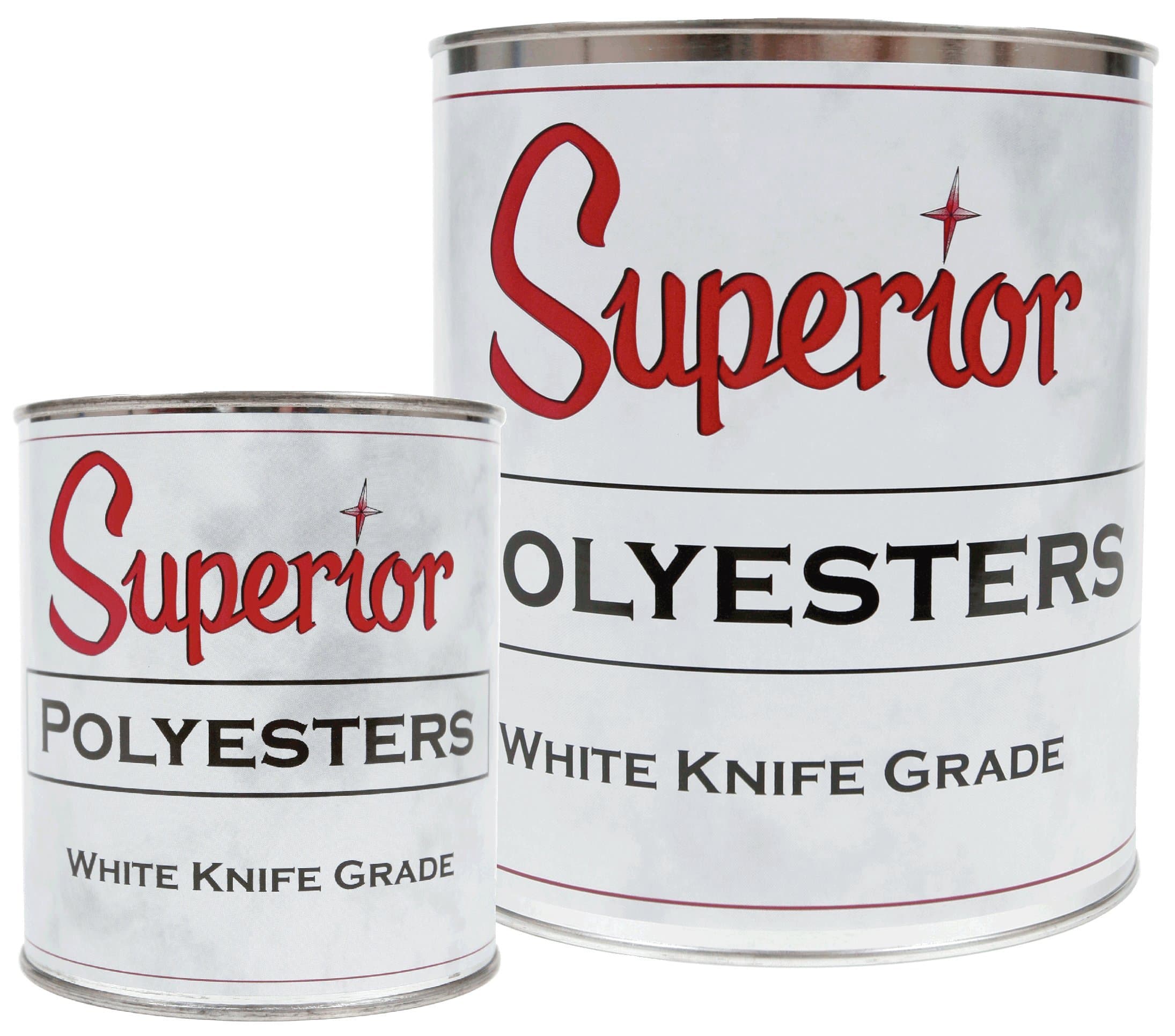 Superior Stone WHITE Polyester Knife-Grade Adhesive (1 Quart) for Natural White Stone Filling & Laminating