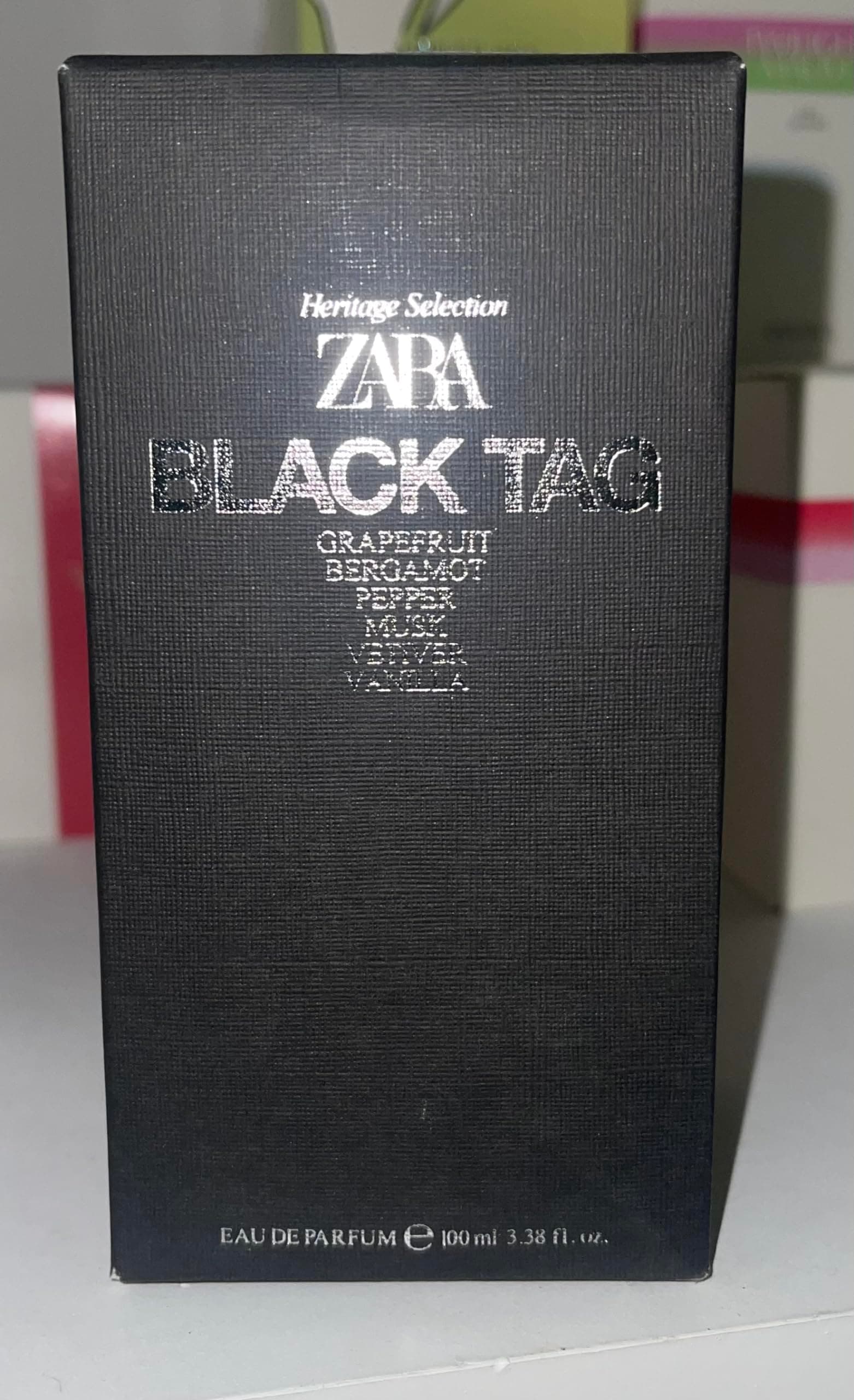 Zara BLACK TAG 100 ML / 3.38 fl.oz EAU DE PARFUM MEN FRAGRANCE