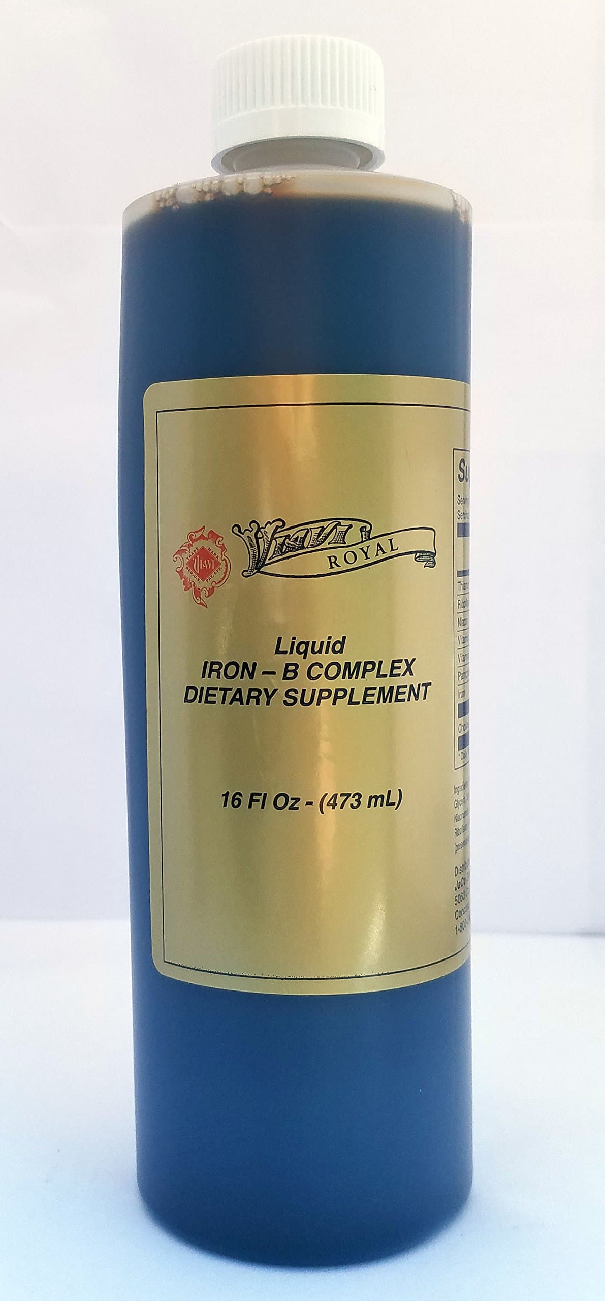 Viavi Royal Liquid Iron - B Complex Supplement 16oz