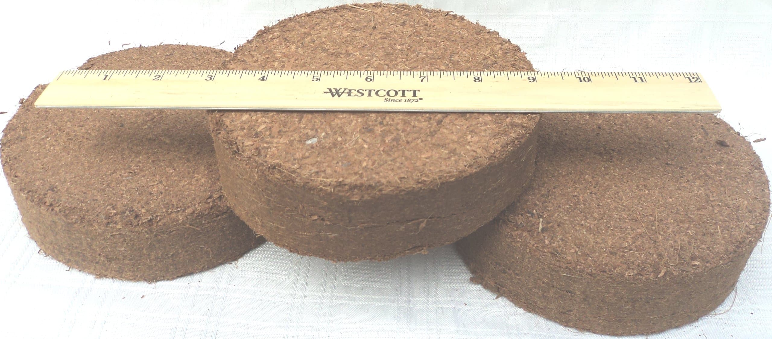 Cocopeat Coconut Peat One Grow Disk, (6" Diameter). Coco Coir Potting Soil
