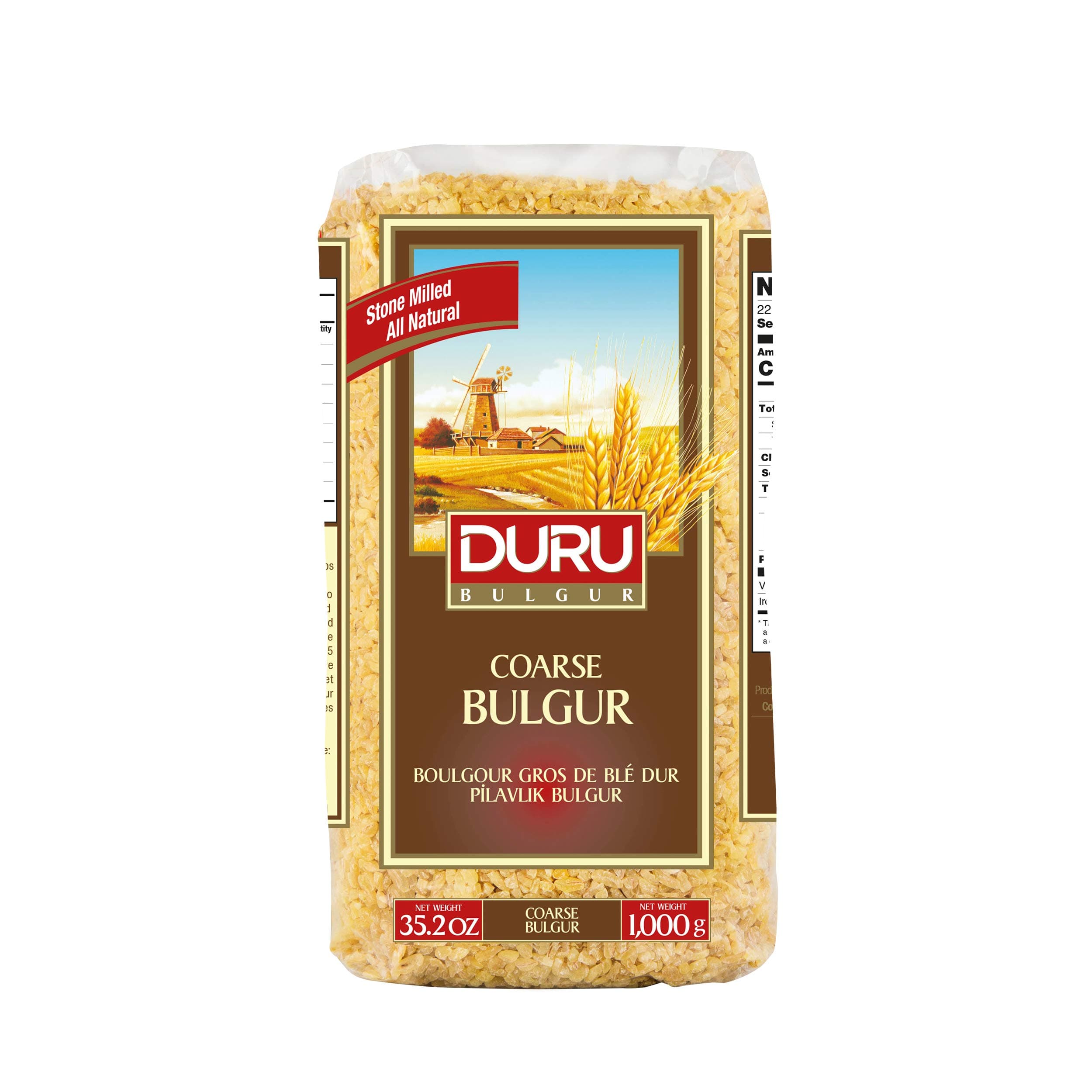 Duru Bulgur Bulgur (Pilavlik Bulgur), 1Kg