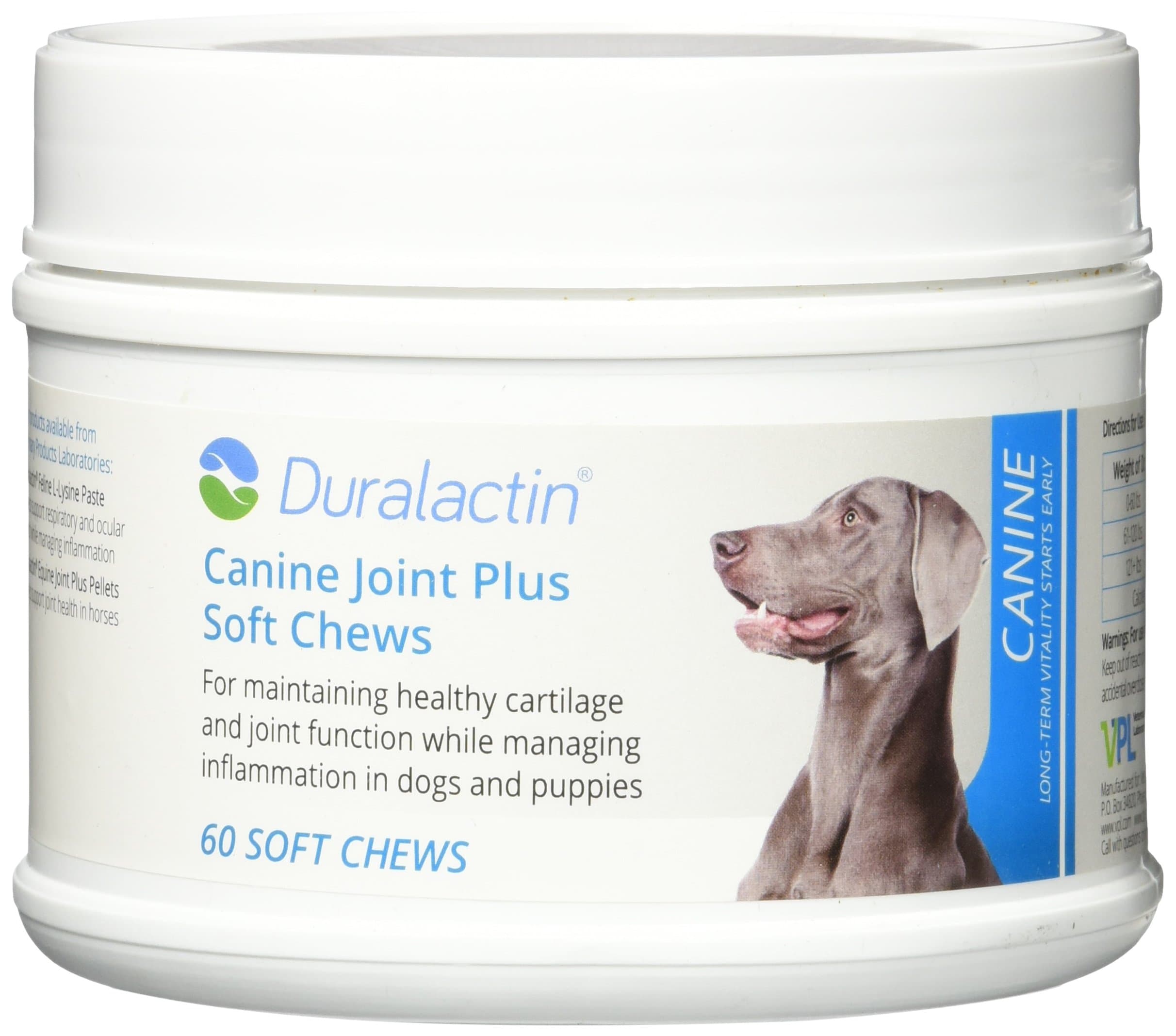 Duralactin Canine Joint Plus Soft Chews Triple Strength - 60 Soft Chews