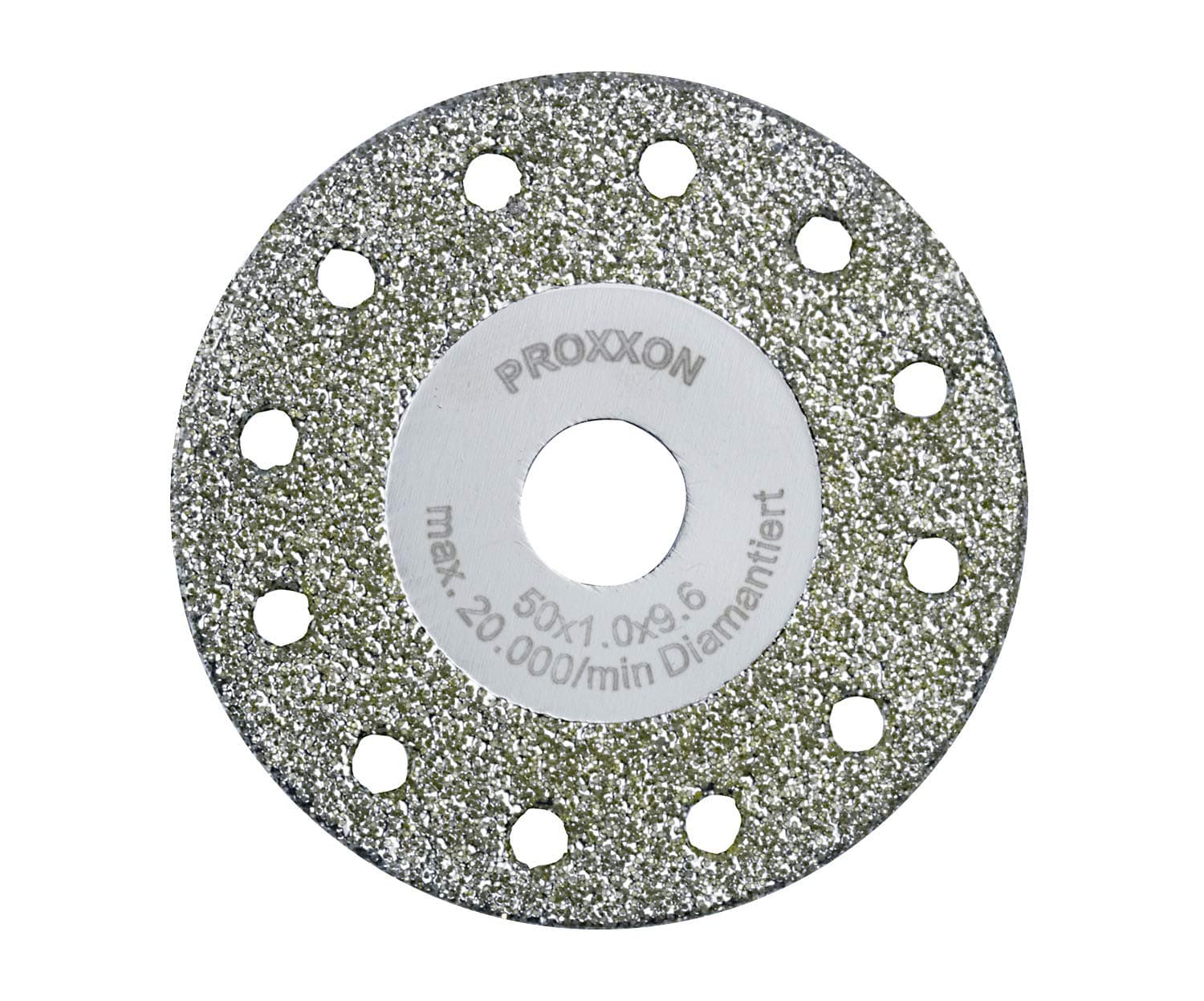 28557 Diamond Cutting and Profiling Disc (Grinding Wheel Diameter 50 mm, Holes 10 mm, for Glass, Porcelain, Tiles, for Angle Grinders LHW/A)