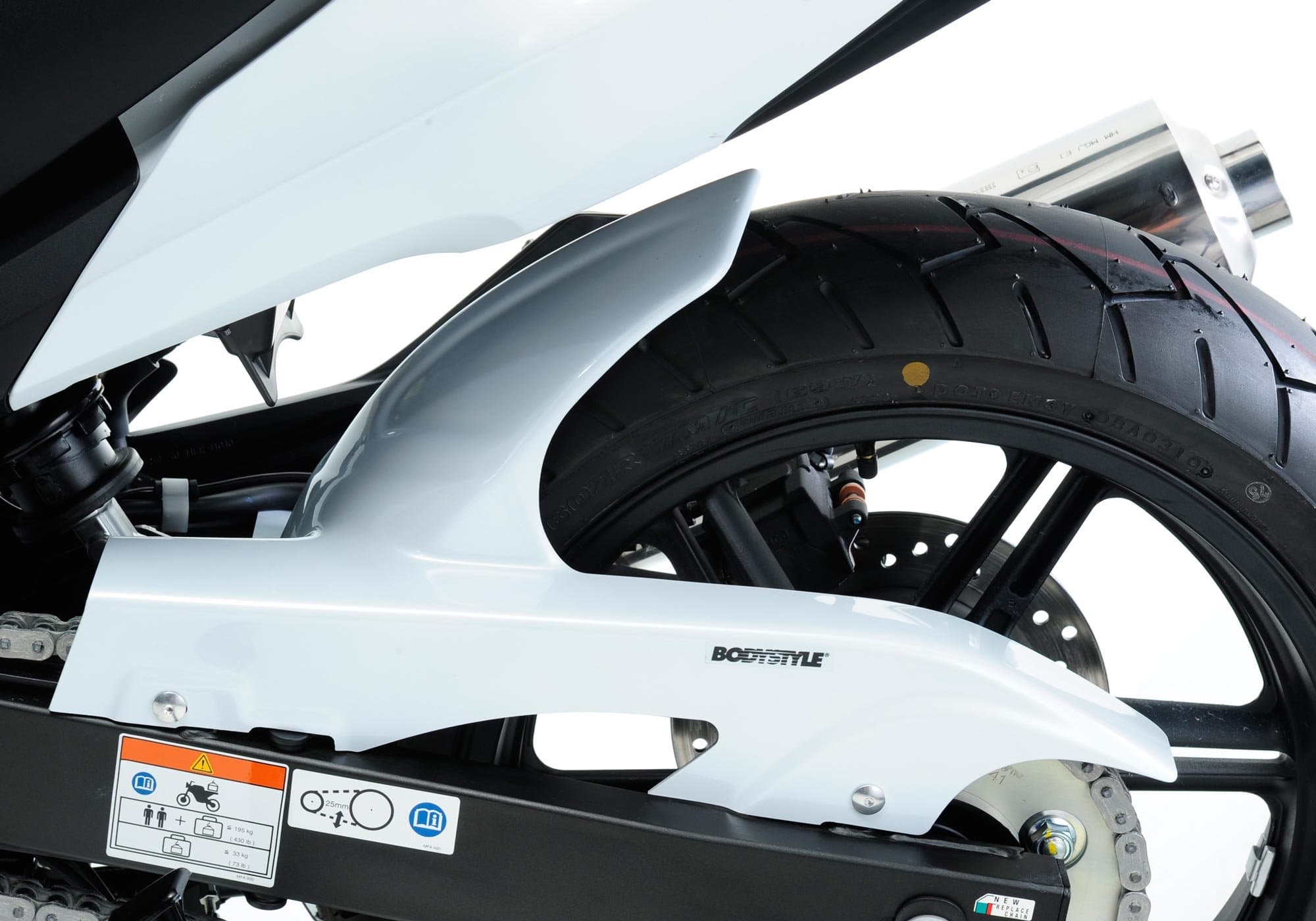 BODYSTYLE rear hugger ,grey | 6529364