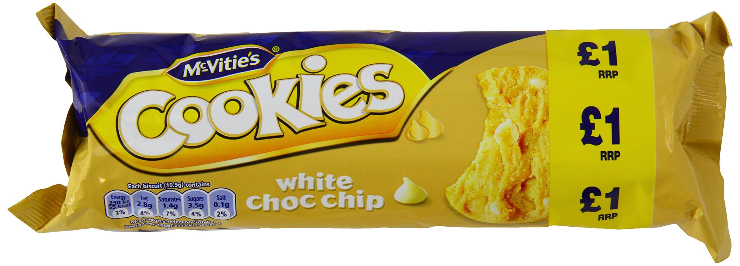 McVities White Chocolate Chip Cookies 150g