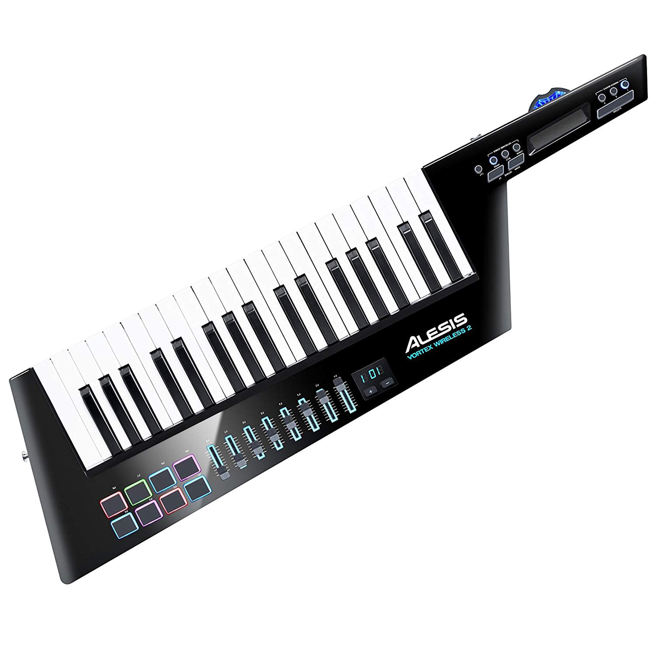 Vortex Wireless 2 - High-Performance USB MIDI Wireless Keytar Controller with Professional Software Suite Included