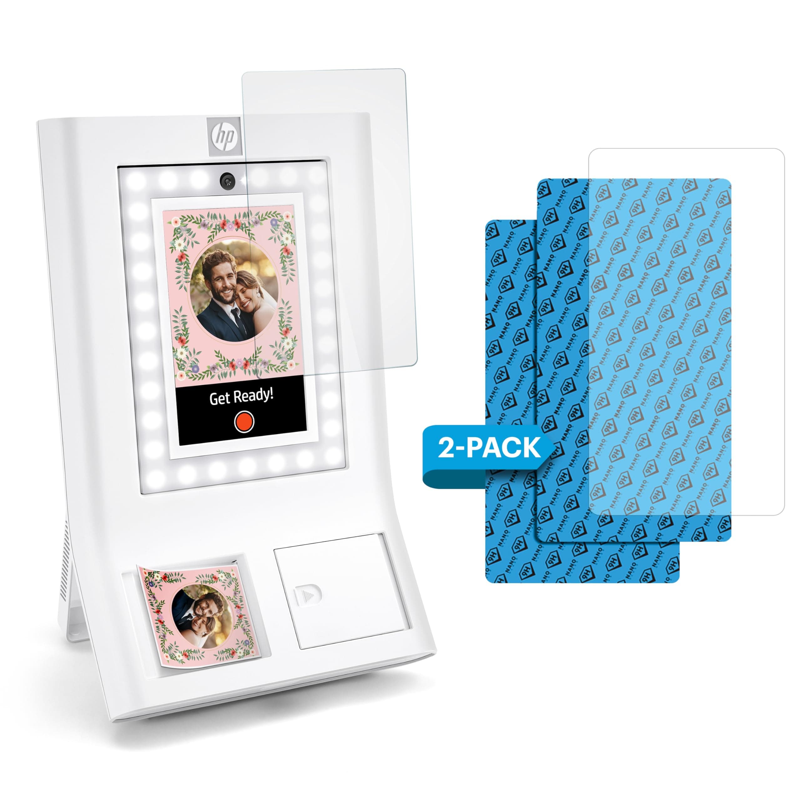 HP Sprocket Photobooth Screen Protector - 9H High-Transparency, Scratch-Resistant Screen Protector Exclusively for Use Sprocket Photobooth