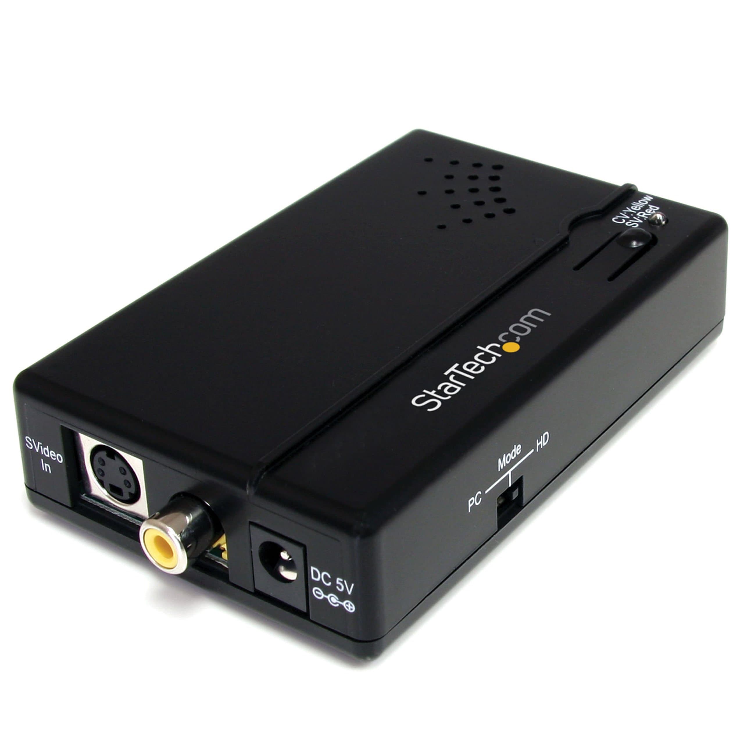 StarTech.com VID2HDCON Composite and S-Video to HDMI Converter with Audio