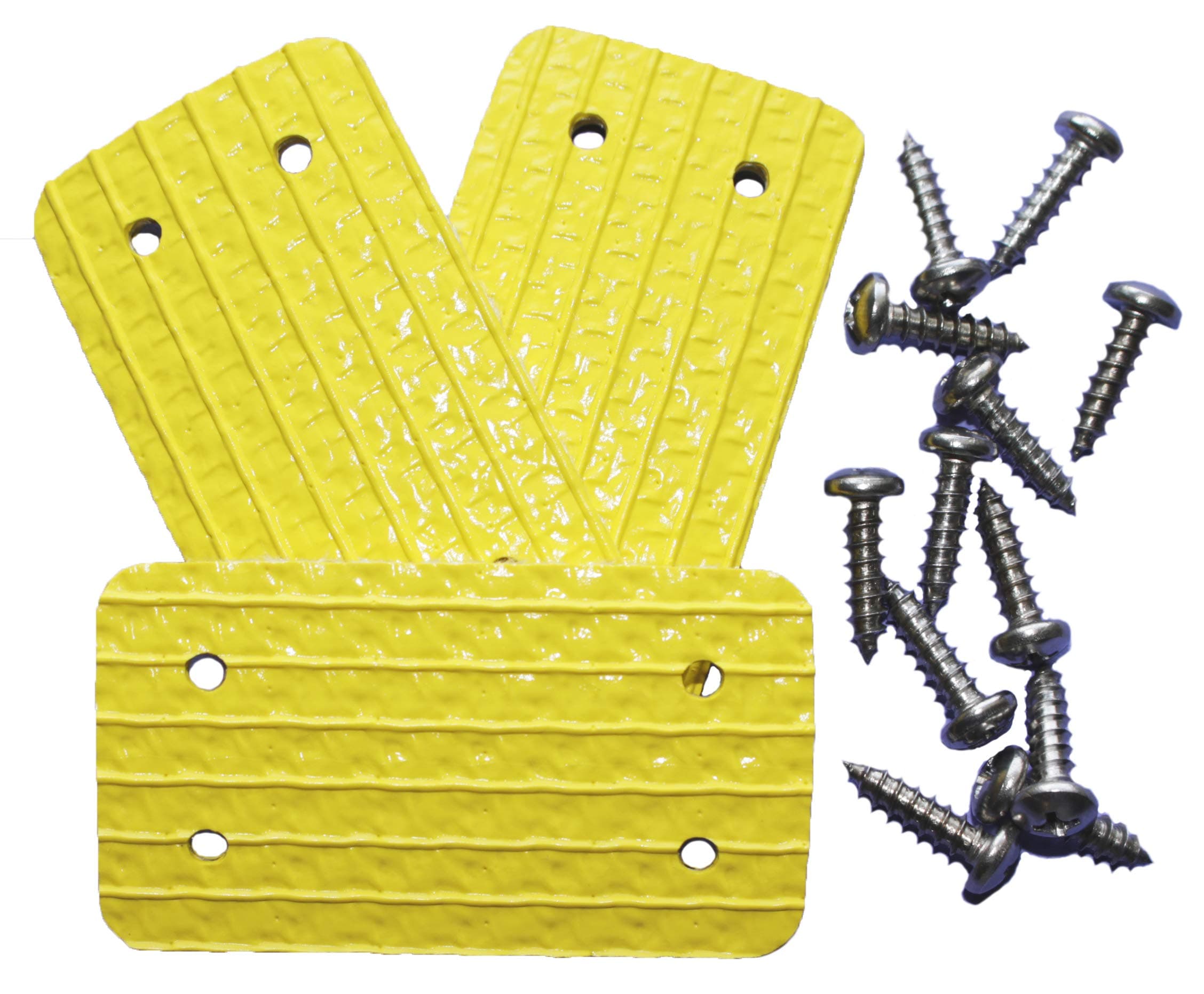 Unbreakable Cooler Hinges - Set of 3 Repurposed Fire Hose Replacement Hinges for Igloo Coolers - Durable, Impact-Resistant, Easy to Install, Includes 12 Screws - Made in The USA