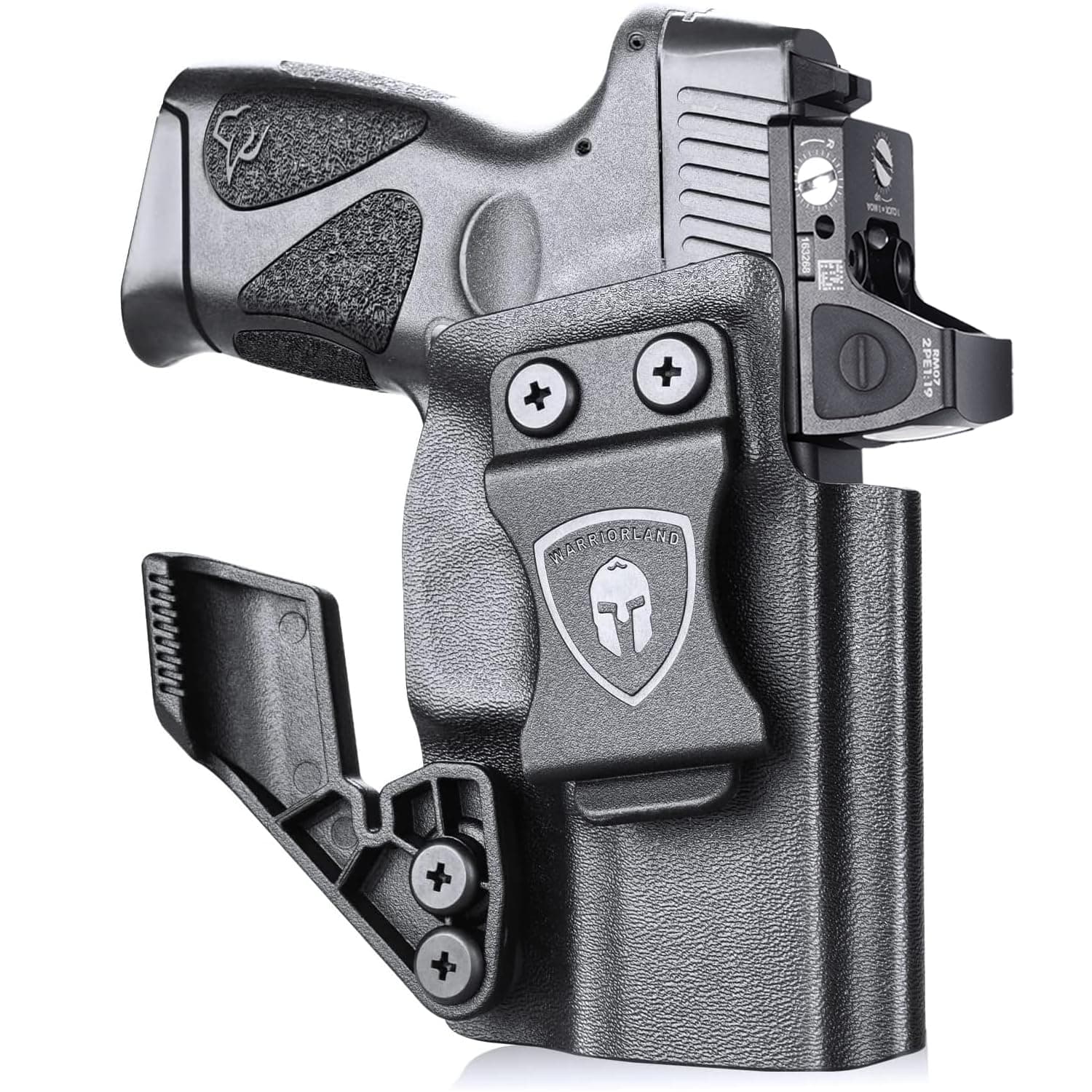 WARRIORLAND IWB Kydex Holster Optic Cut &Claw, Select Fit Glock 17/19/ 19X/ 43X/ 26/MOS, P365/P365X/ P365XL/ P320, Hellcat Pro/Echelon/Hellcat, Bodyguard 2.0, G2C/G3C, Shield Plus/EZ, M&P 9/.40 &More