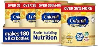 NeuroPro Baby Formula, Brain Building Duo DHA & MFGM, Exclusive Immune Supporting HuMO6 Blend, Powder Infant Formula, Baby Milk, 28.3 Oz , Pack of 4