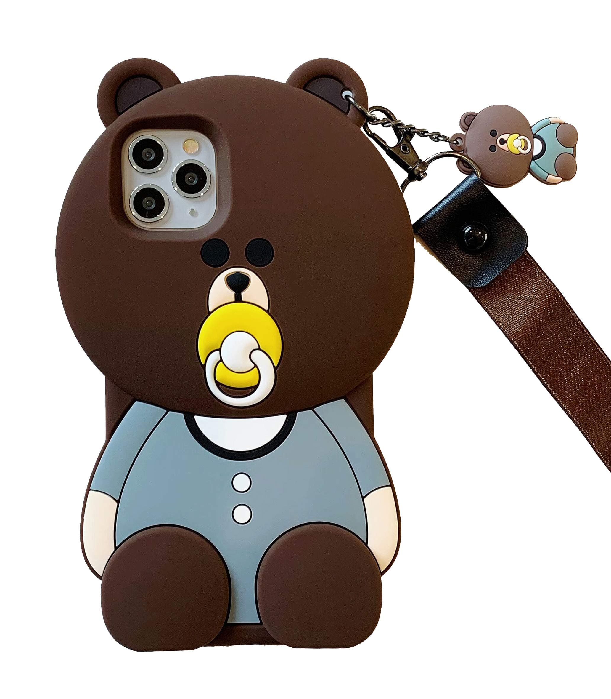 Galaxy S8 Plus Case, TopFunny Samsung S8+ Silicone Case 3D Cute Cartoon Nipple Bear Soft Silicone Rubber Bumper Protective Gel Shockproof Cover for Samsung Galaxy S8 Plus 6.2"