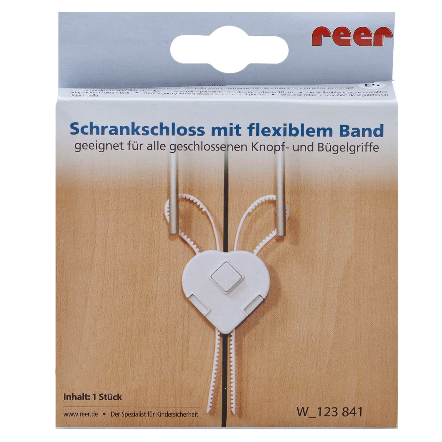 Reer 96.7107/00 White Cupboard Lock