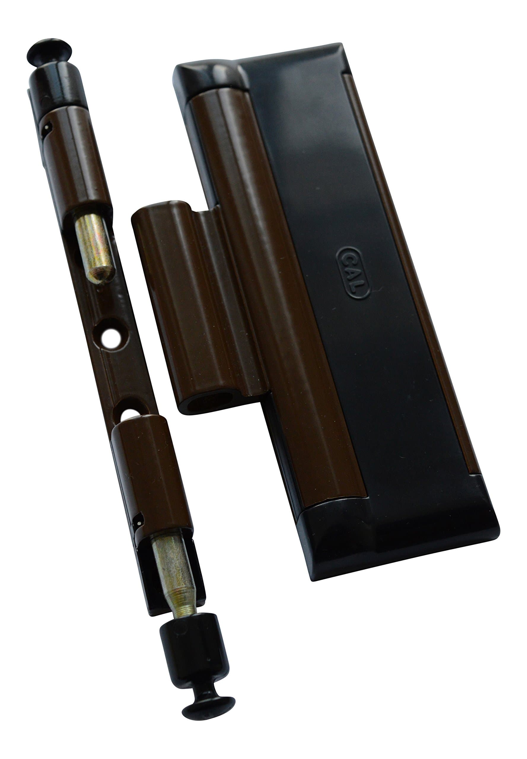 CALDoublex XL Window and Door Security, Quick and Safe Security System Brown Black